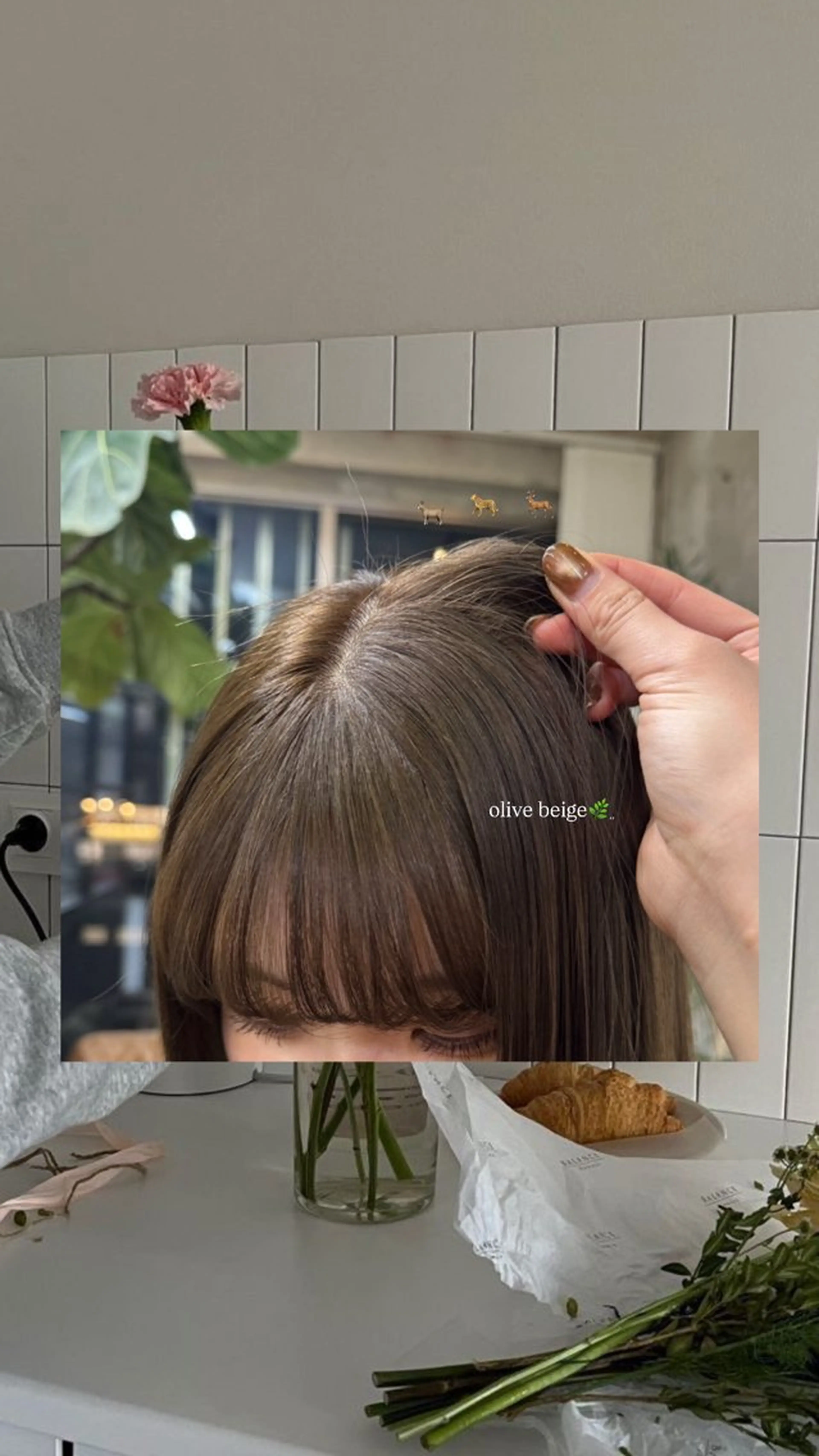 ロング カラー ヘアカラー 森田遥奈/透明感カラ ー/似合わせカットのヘアスタイル