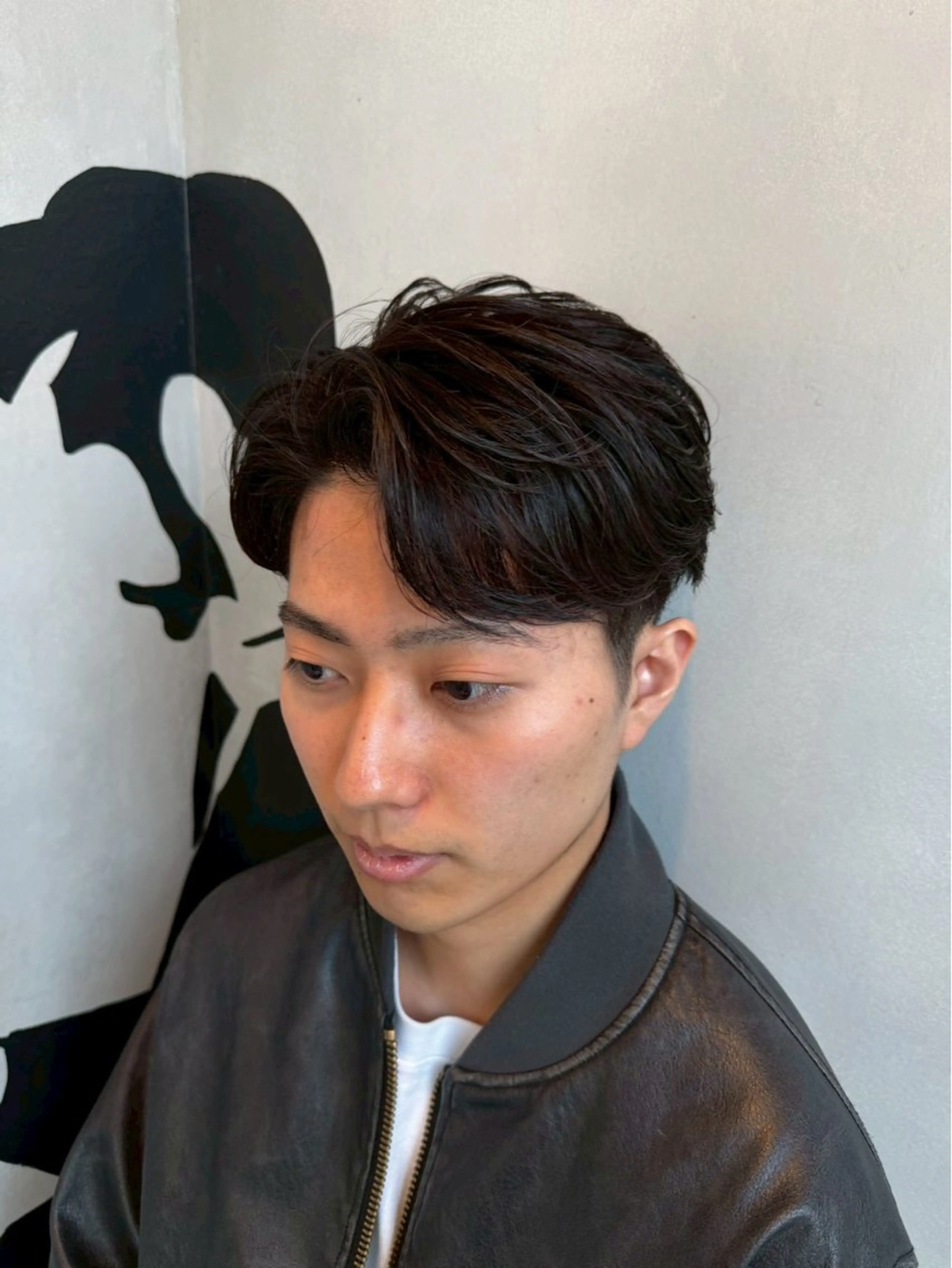 パーマ メンズ カット パーマ トリートメント メンズ/ハイトーン 【yoshiki】のヘアスタイル