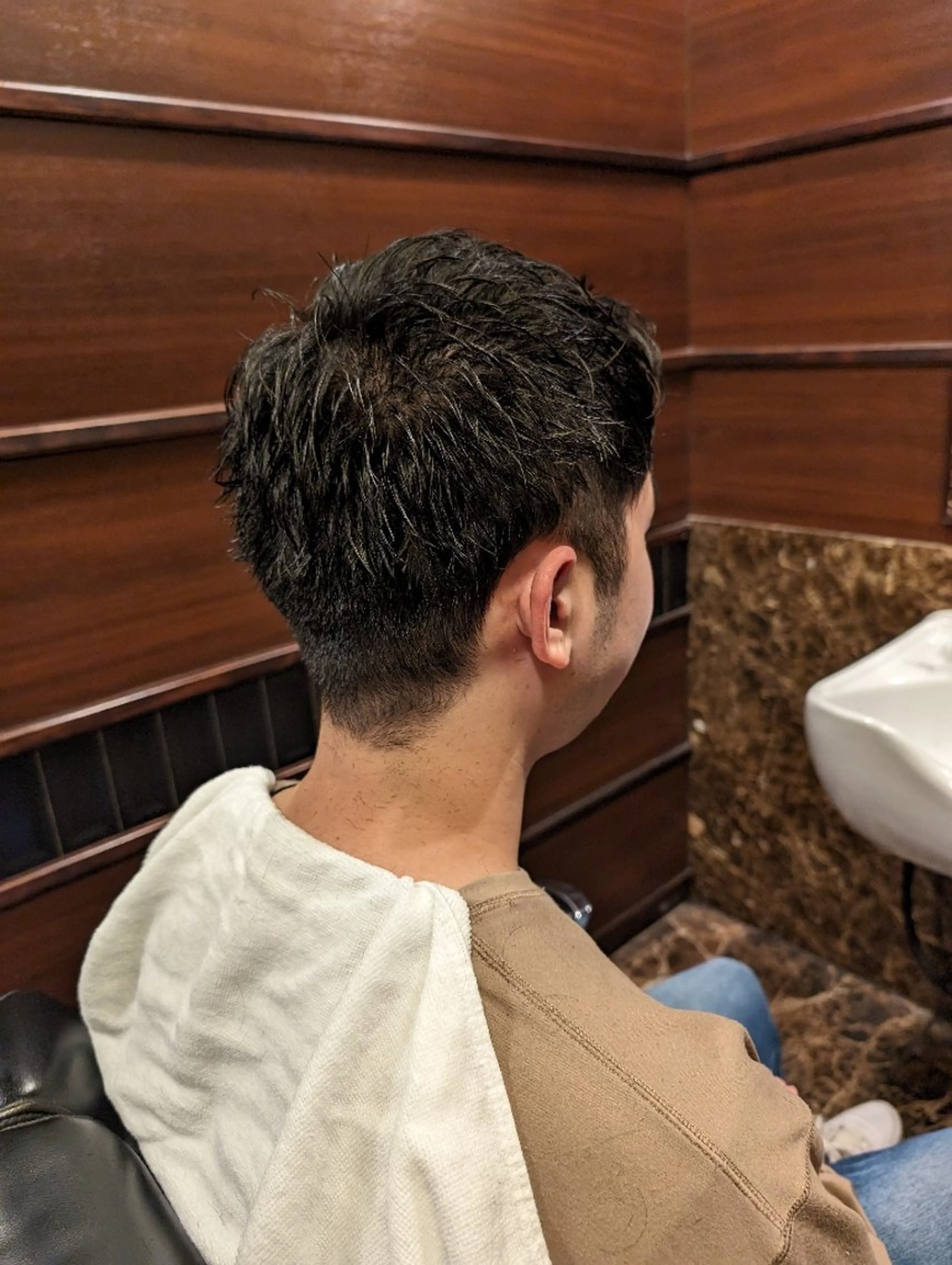 ショート メンズ ツーブロック 刈り上げ ショートヘア ヒロ銀座上野店 柴田佳祐のヘアスタイル