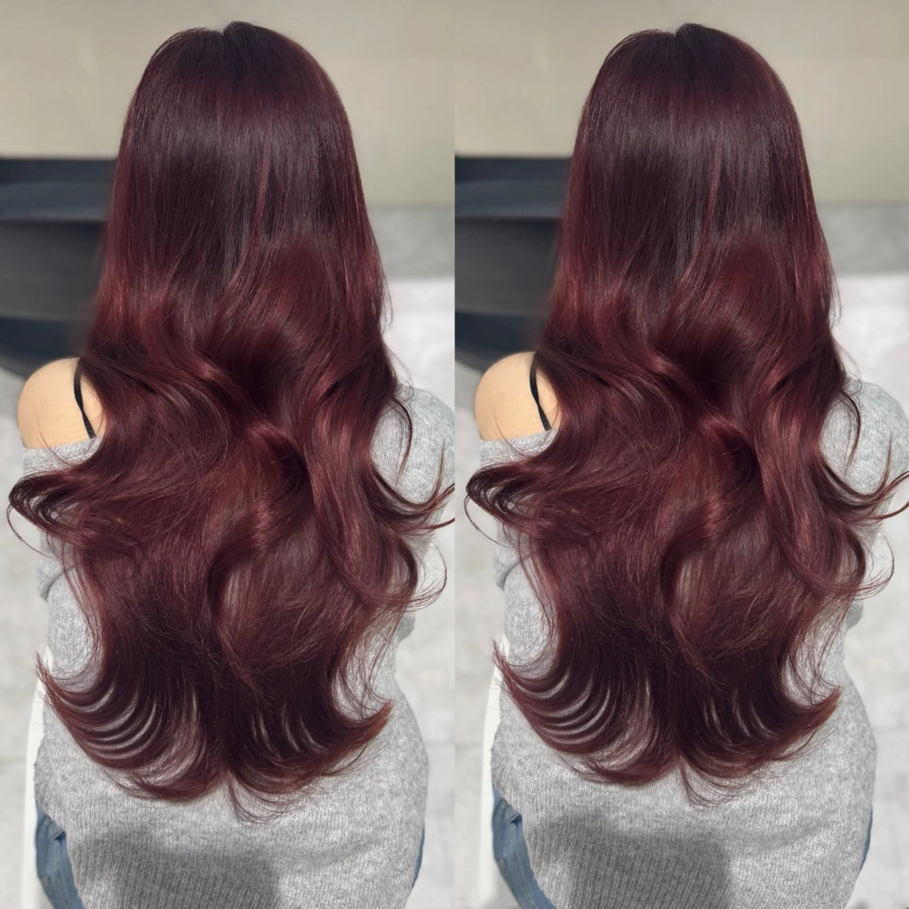 ロング カラー ヘアカラー トリートメント 💎透明感カラー /kaito💎のヘアスタイル