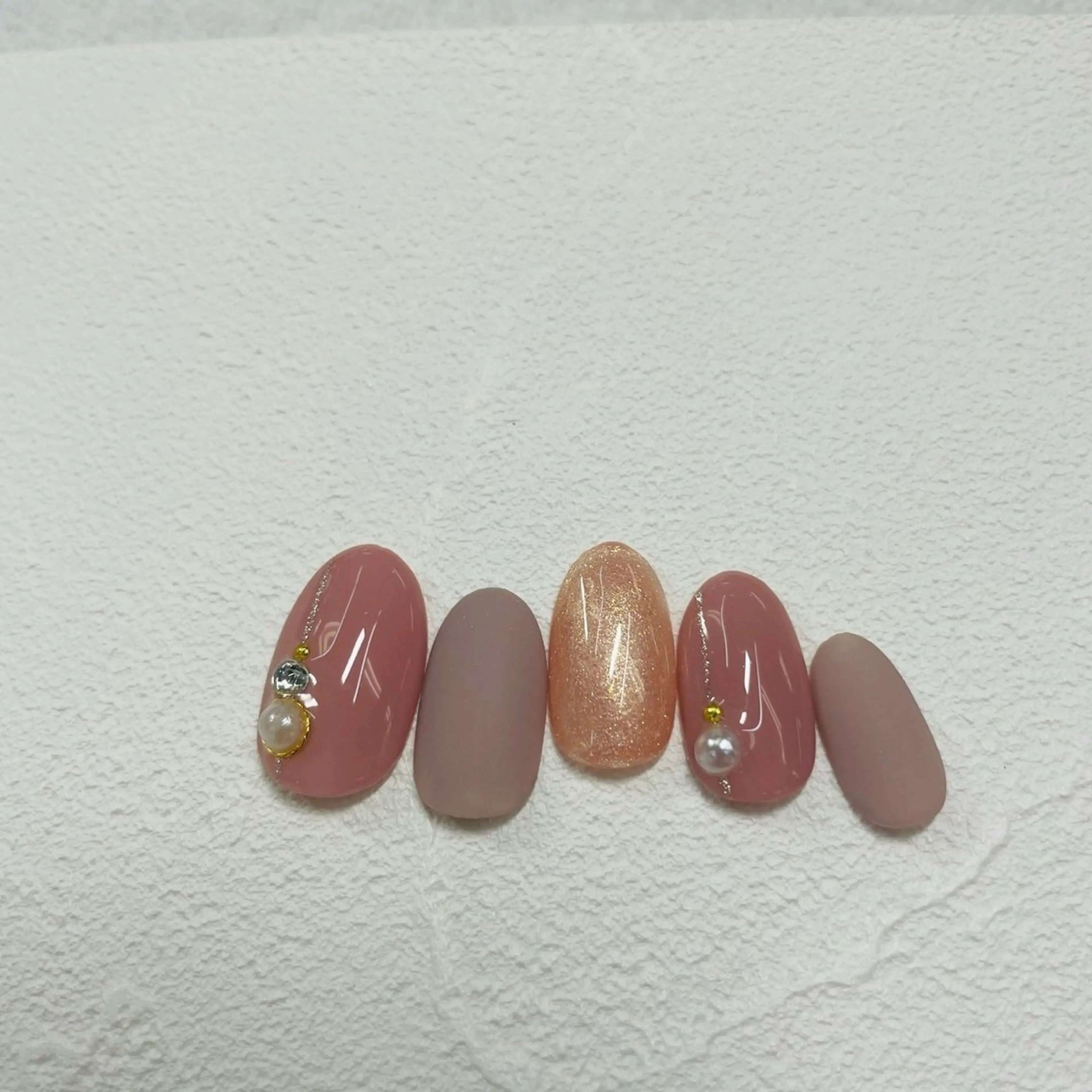 ネイル ⭐︎休業中の練習⭐︎ JNA認定講師髙橋のネイルデザイン