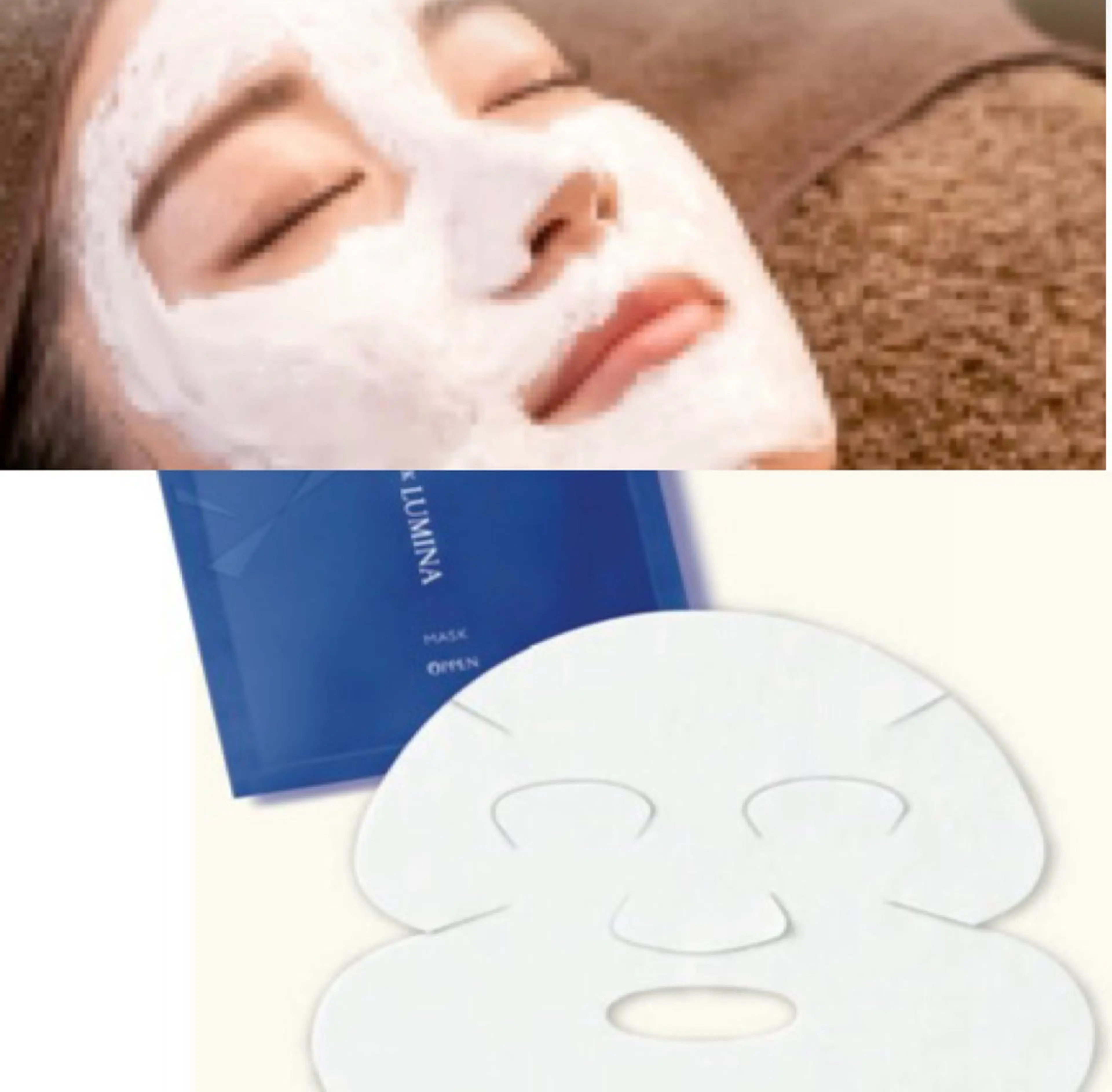 【透明美肌ホワイトニングコース】ホワイトニングクレイパック→デコルテケア→フェイシャルマッサージ＋美白エイジングパックの写真