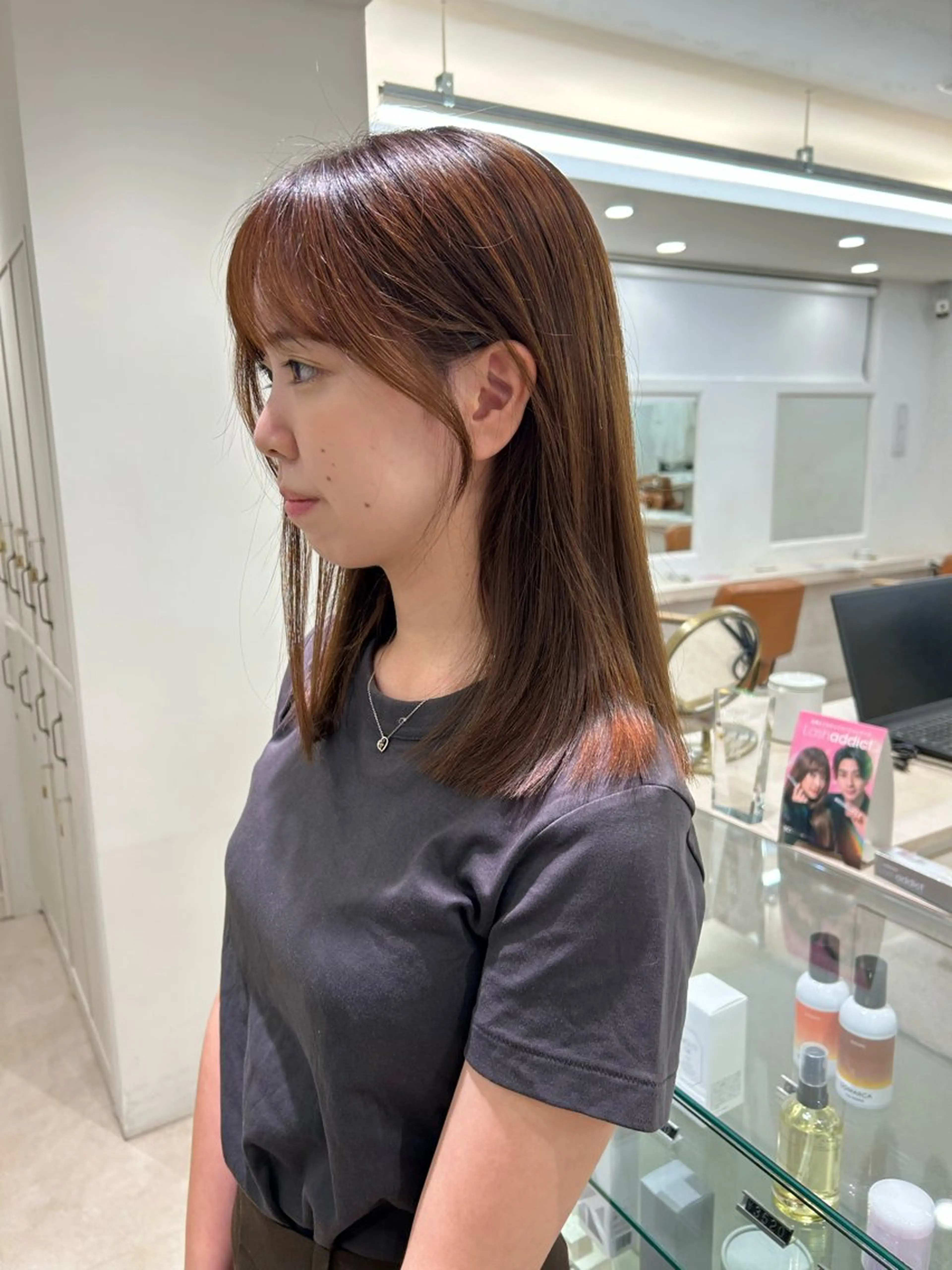 ミディアム 透明感/ダブルカラー /kazui🐈のヘアスタイル