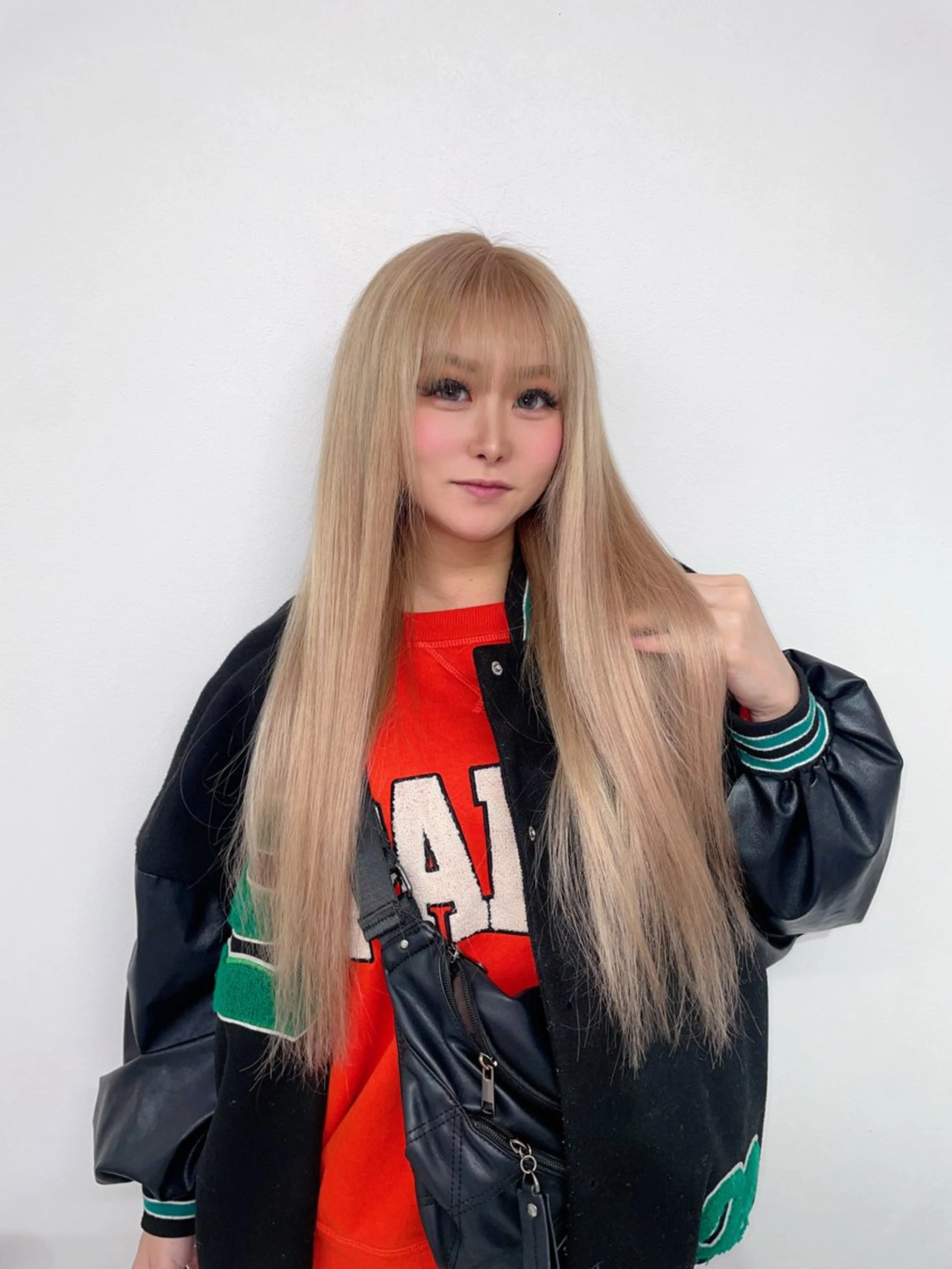 ロング エクステ ロング ヘアカラー CHAiL所属・カラーエクステ koukiのヘアスタイル