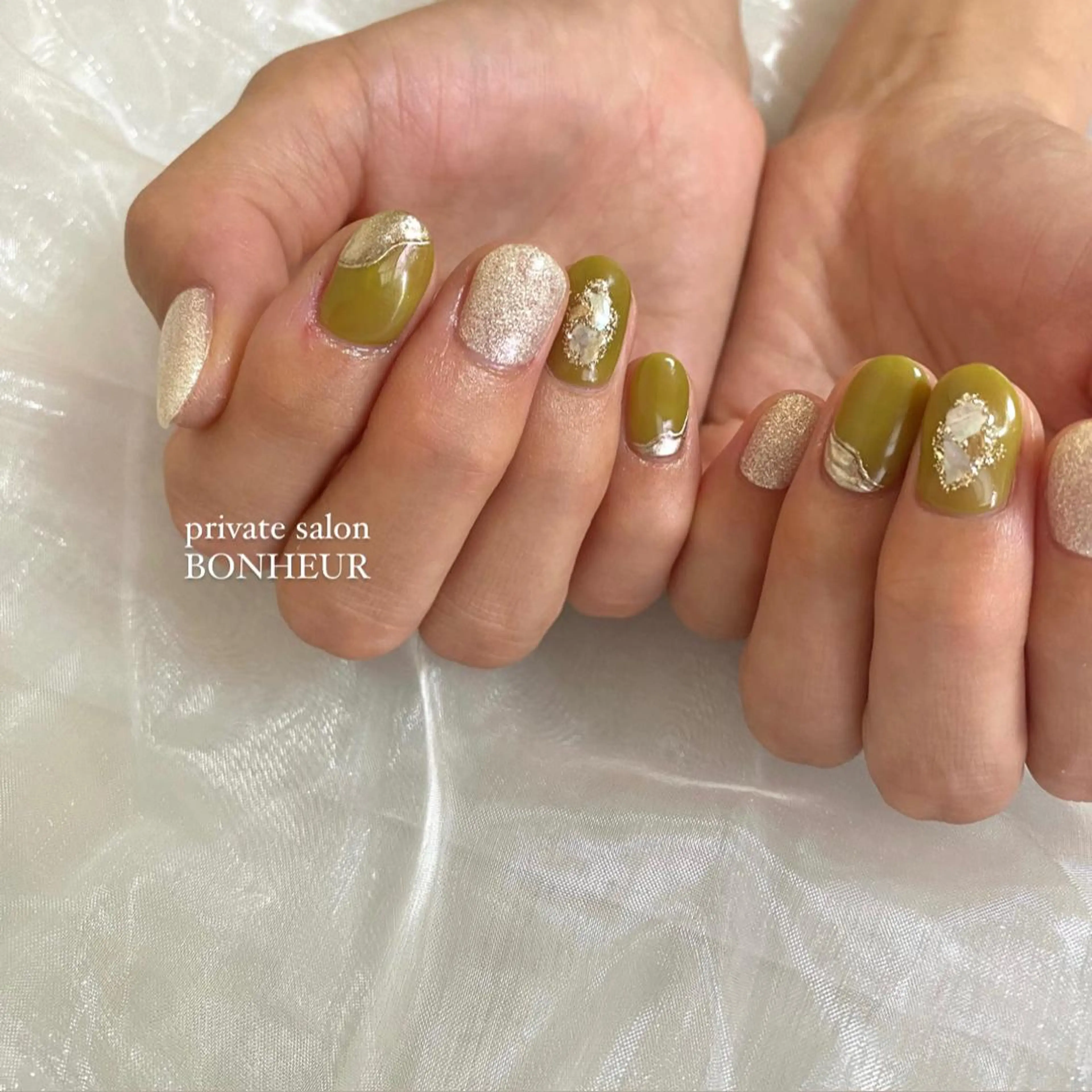 ネイル ハンドネイル BONHEUR Annaのネイルデザイン