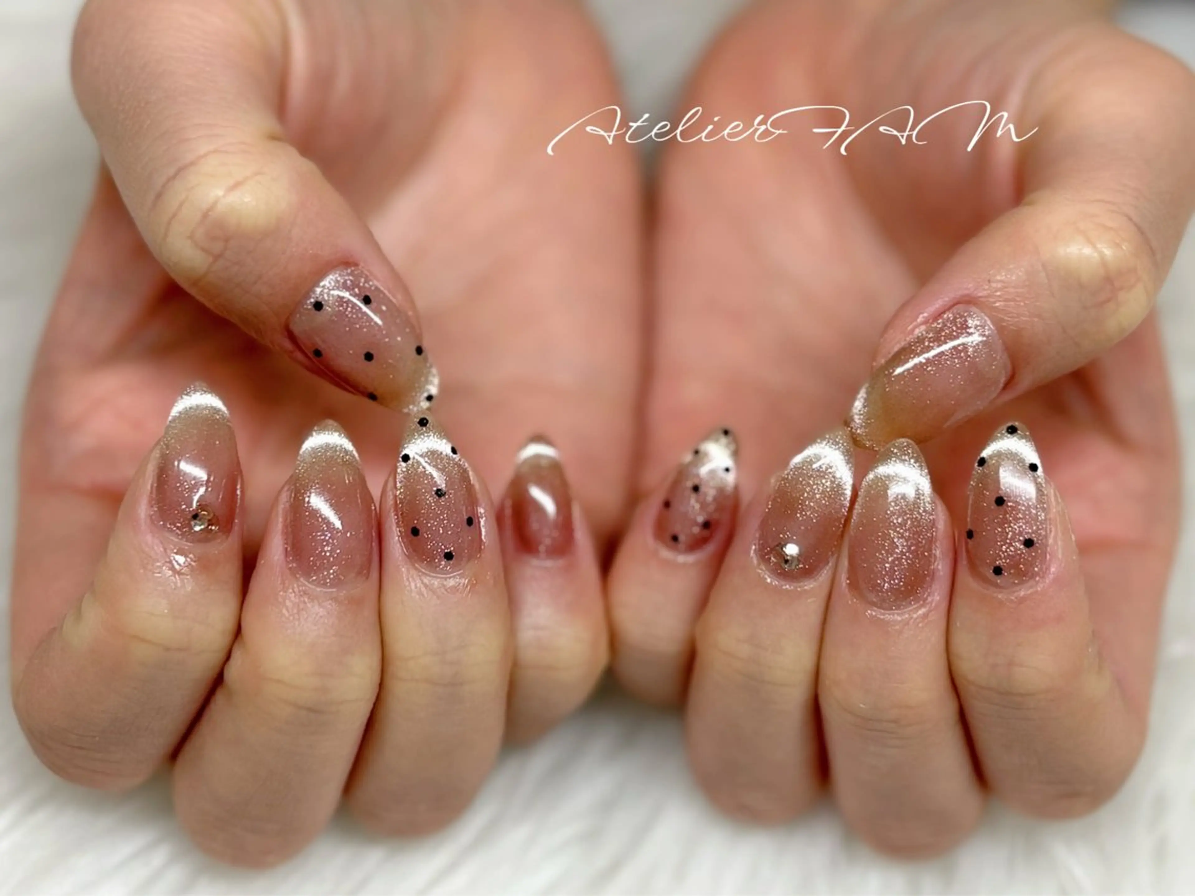 ネイル ハンドネイル nail&eyelashsalon atelier fam上本町店所属・アトリエ FAMのネイルデザイン