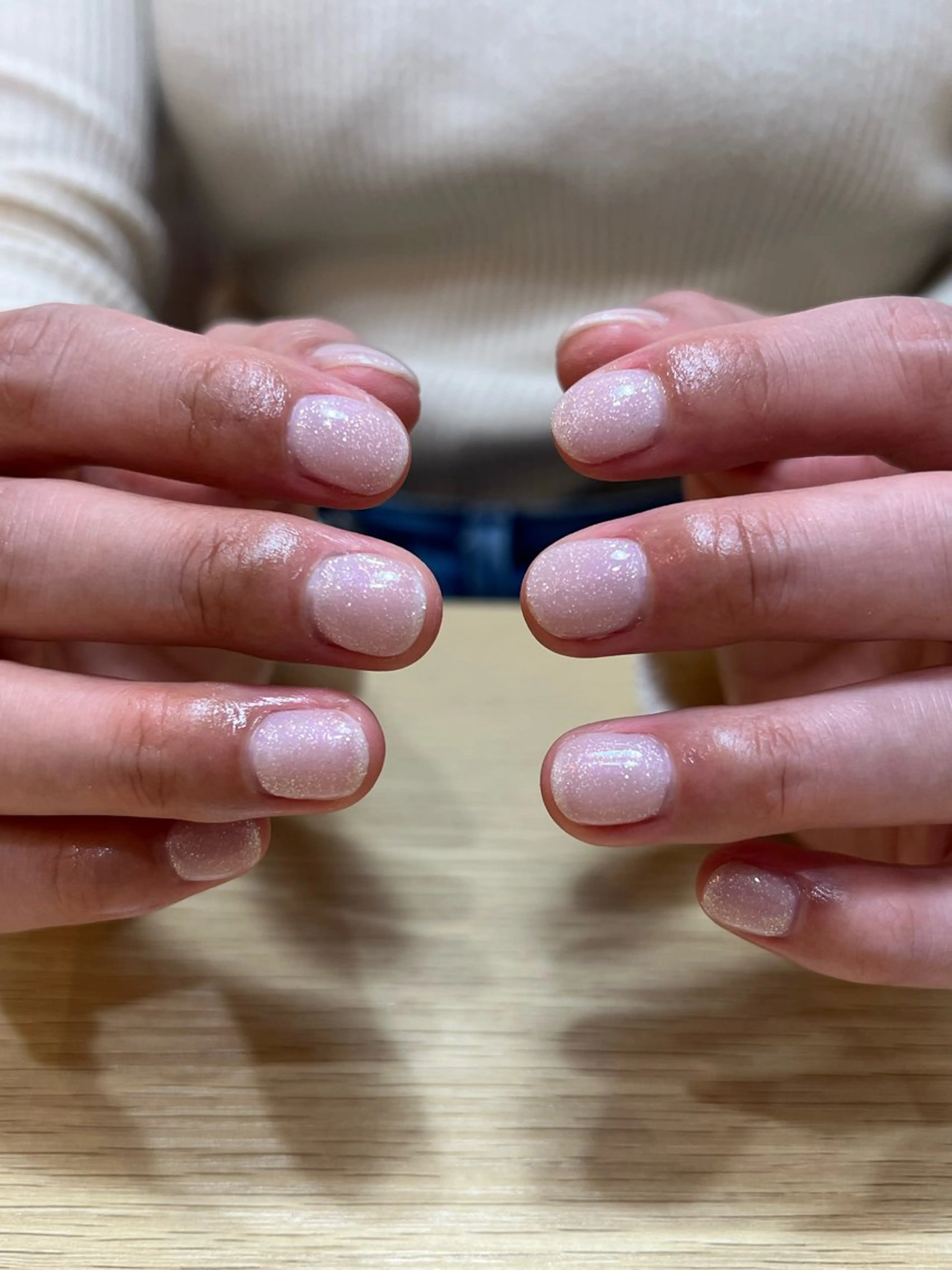 ネイル シンプルネイル ホワイト ハンドネイル U.Ni nail所属・★MIKI ☆Jr.ネイリストのネイルデザイン