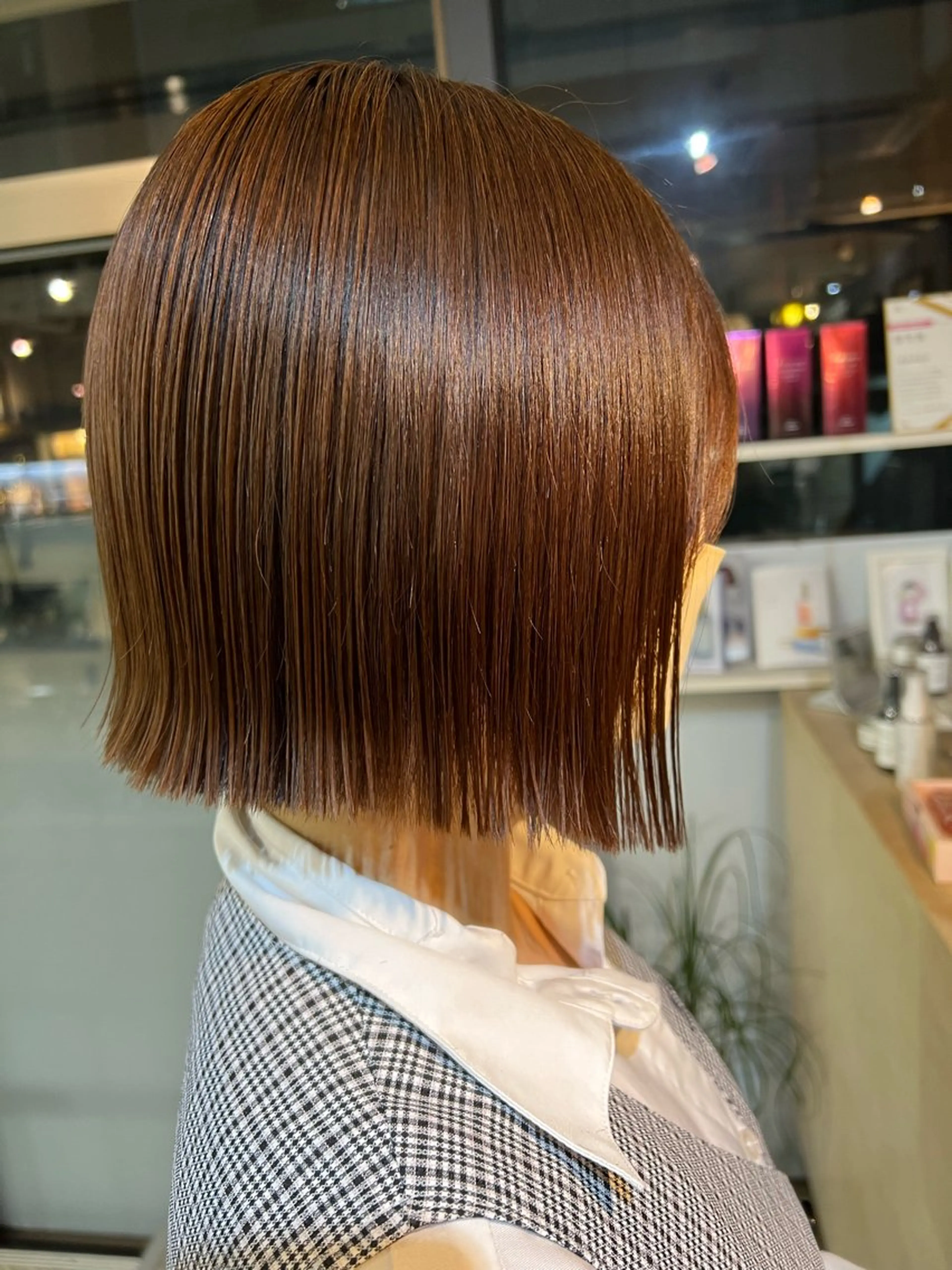 ショート 切りっぱなしボブ ボブ yuuna. 🪽のヘアスタイル