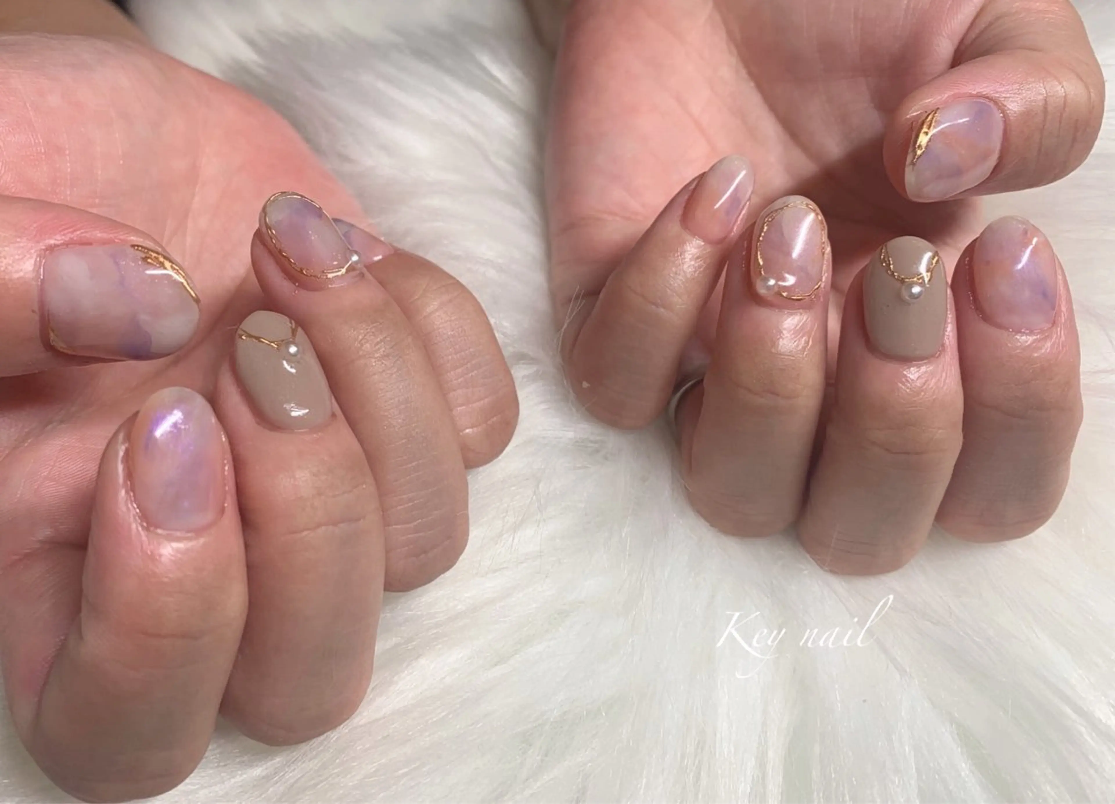 ネイル ニュアンスネイル Key nailのネイルデザイン