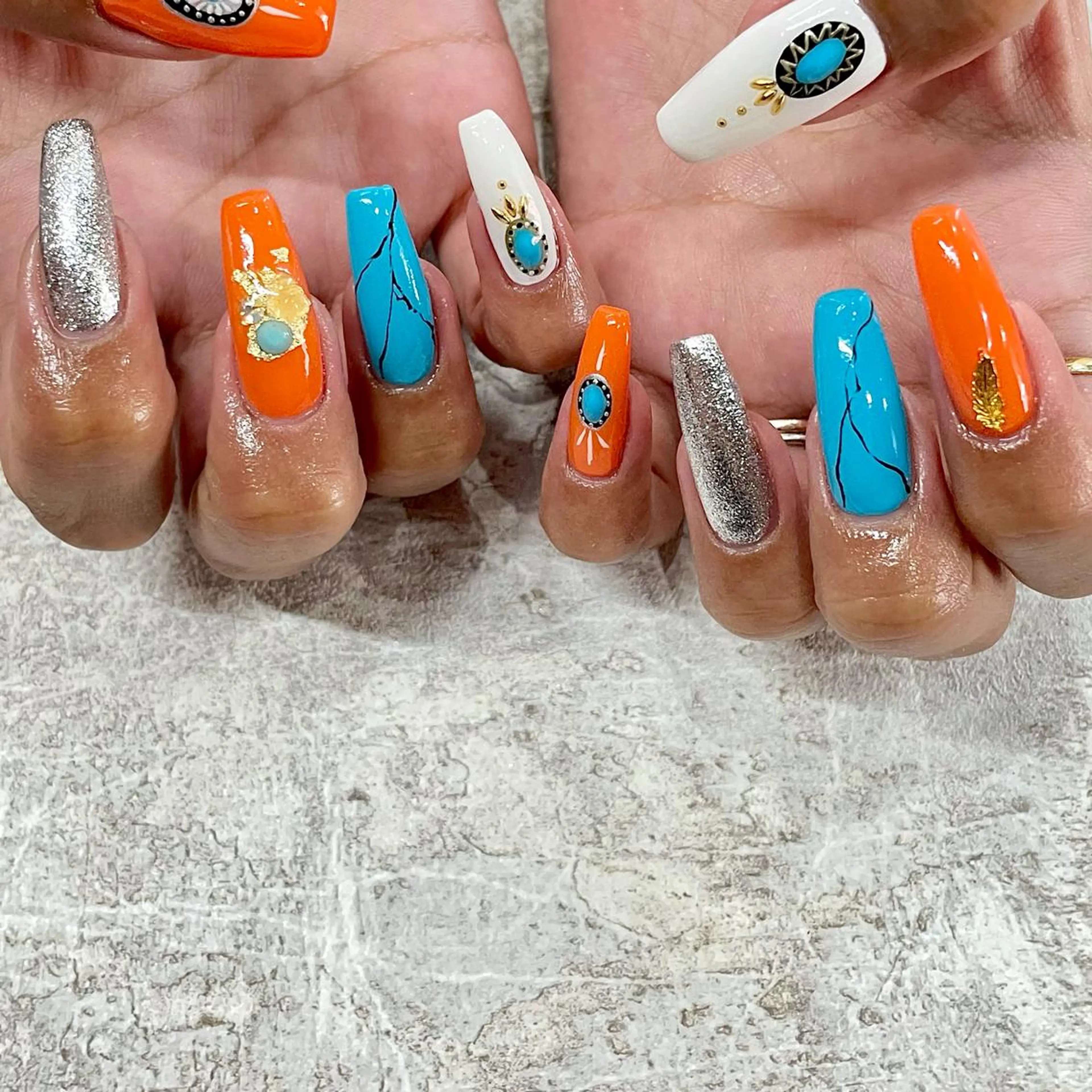 ネイル Allure小山店 後藤文香のネイルデザイン