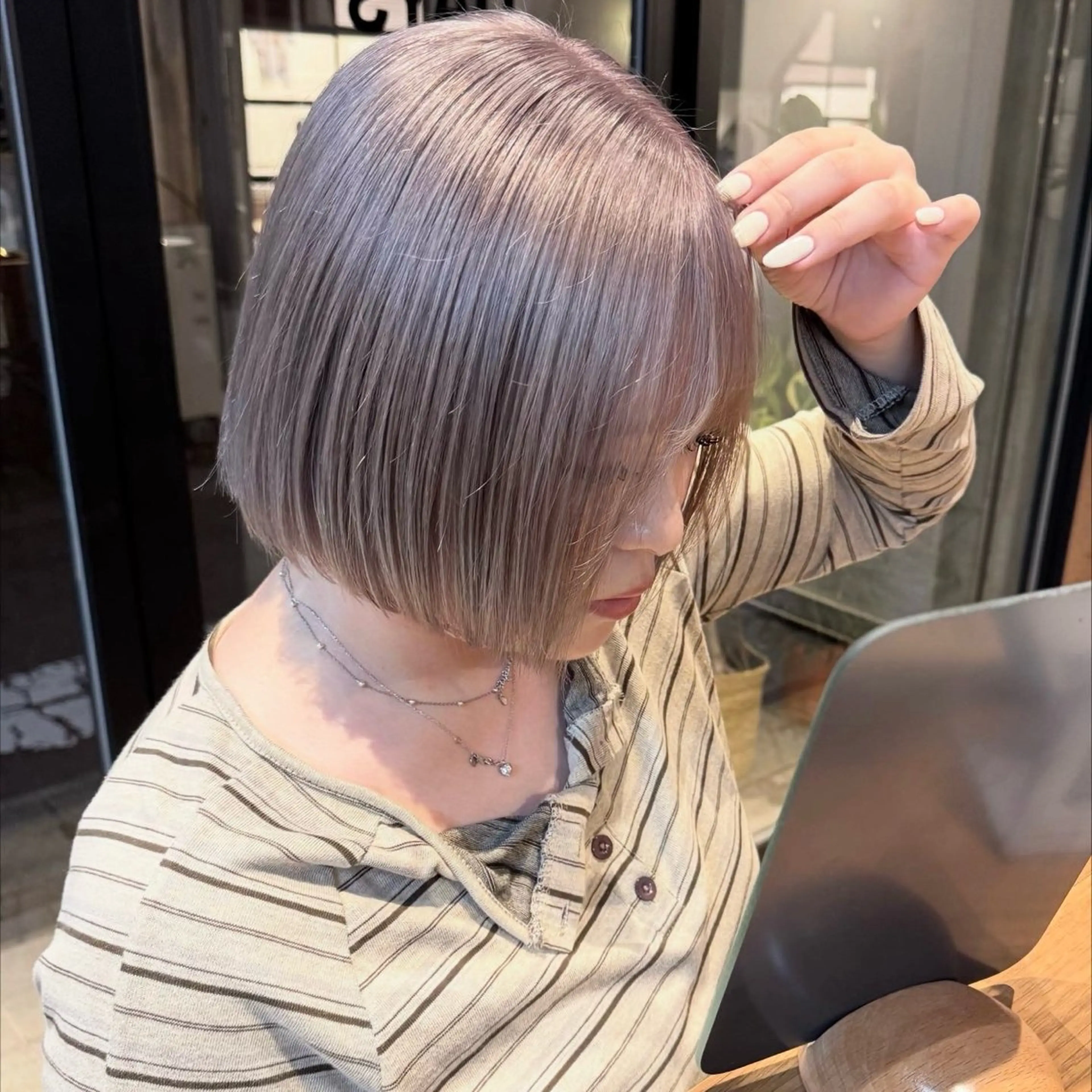 ショート カット ヘアカラー トリートメント 優梨 EIGHT💞のヘアスタイル