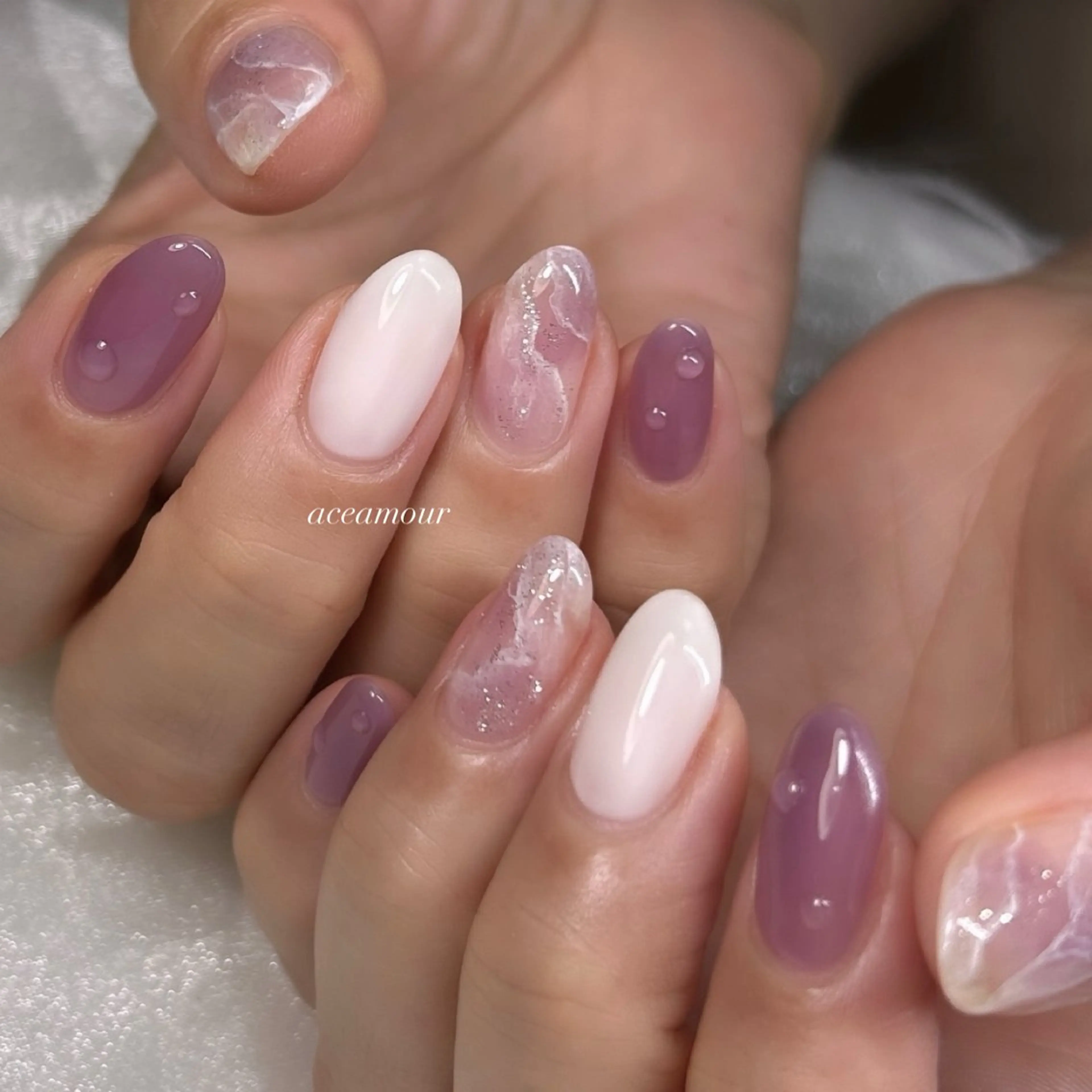 ネイル ネイル/耳つぼ /新ホワイトニングのネイルデザイン