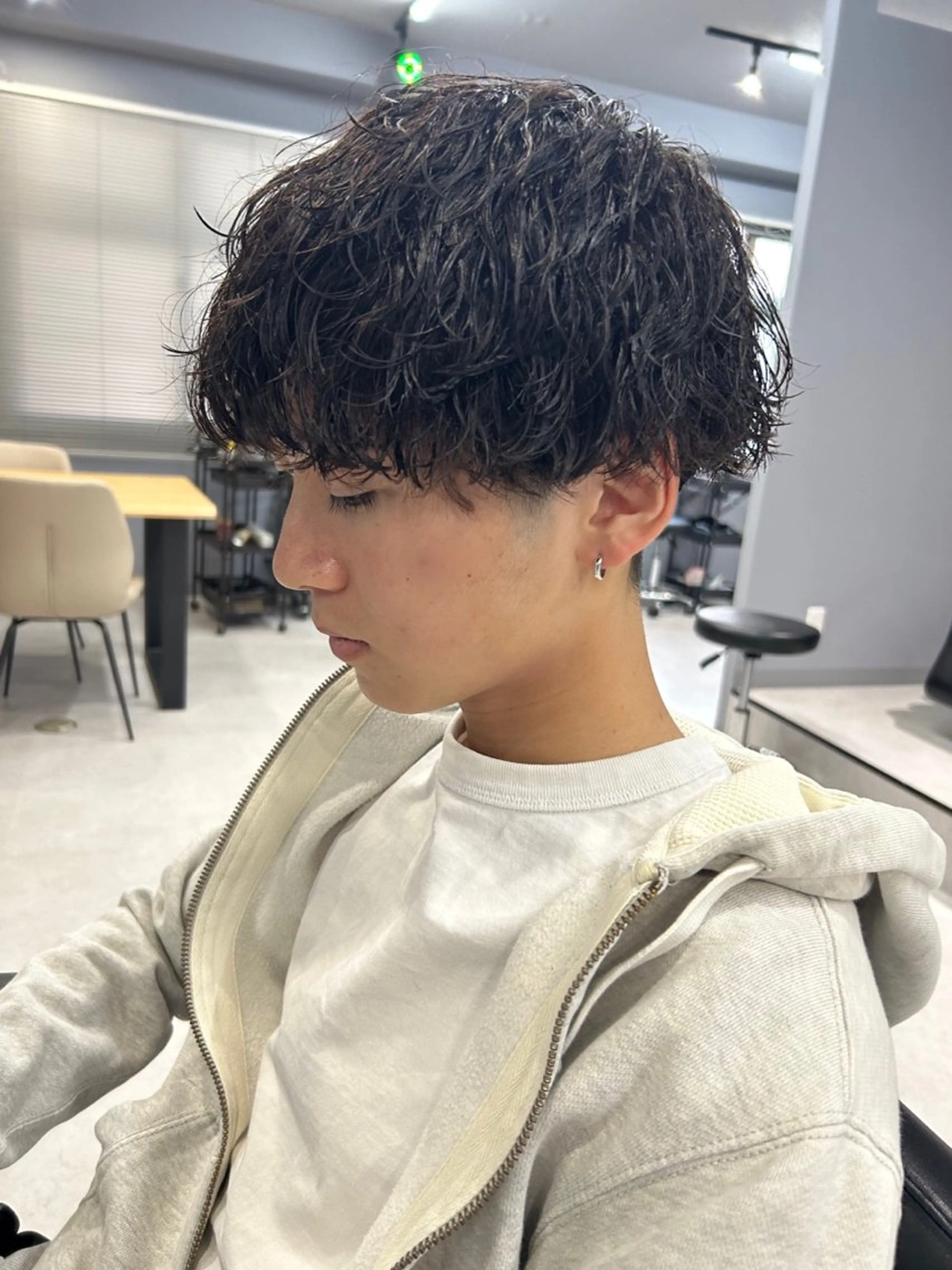 ショート パーマ メンズ メンズパーマ特化 勝毛広貴のヘアスタイル