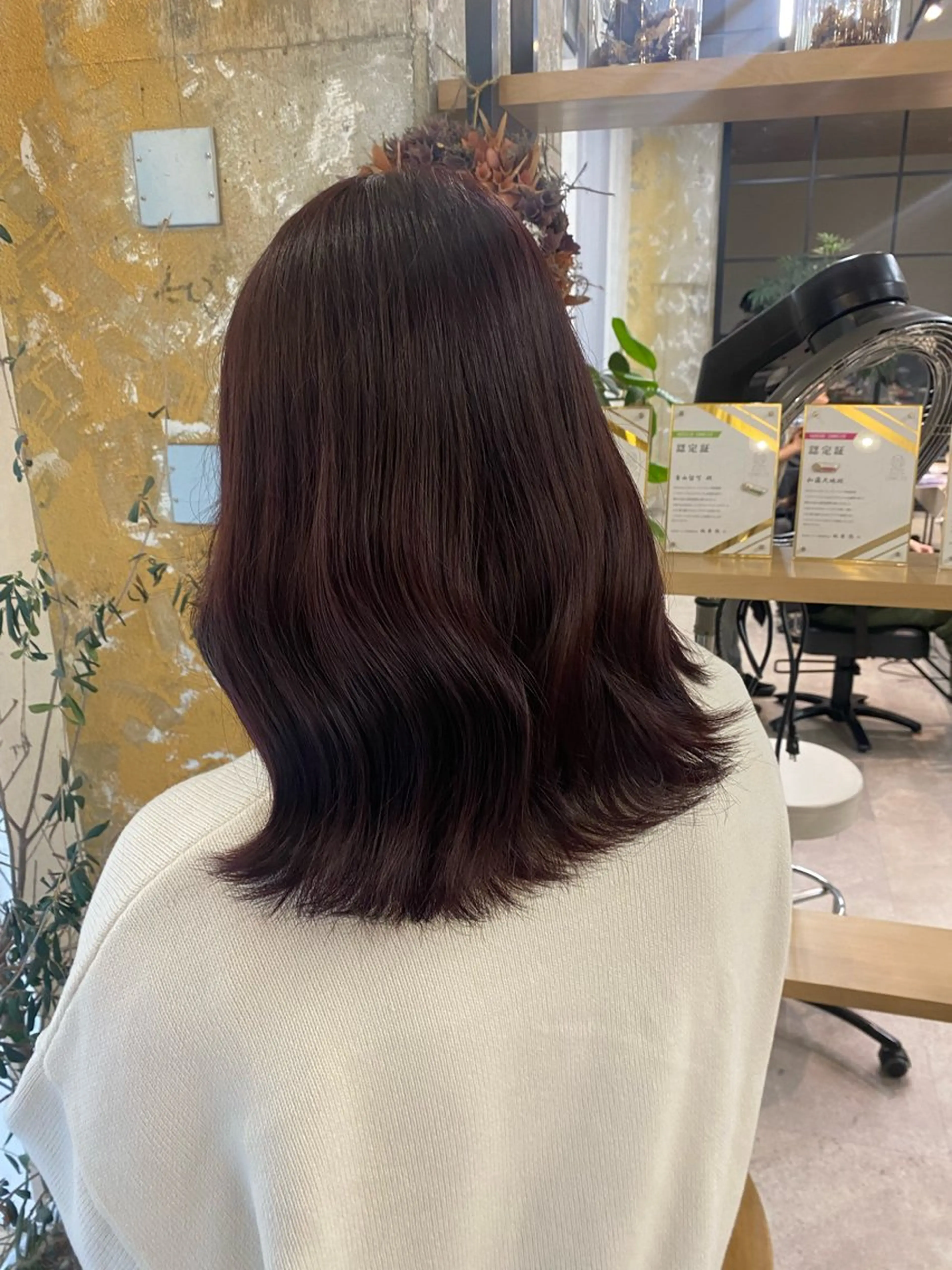 カラー Misaki ║ツヤカラーのヘアスタイル