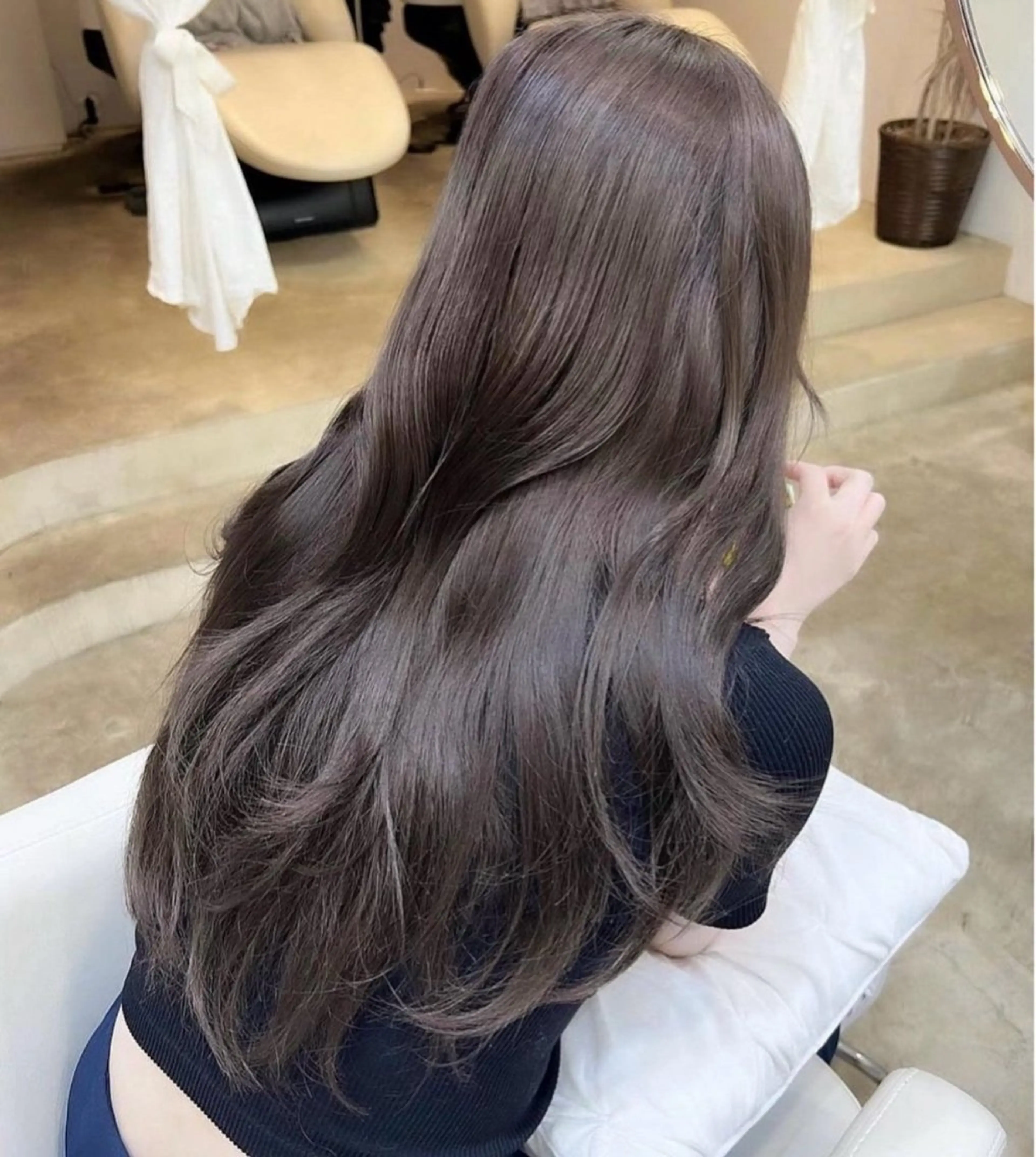 🫧ケアカラー🫧+3stepトリートメント🌈の写真