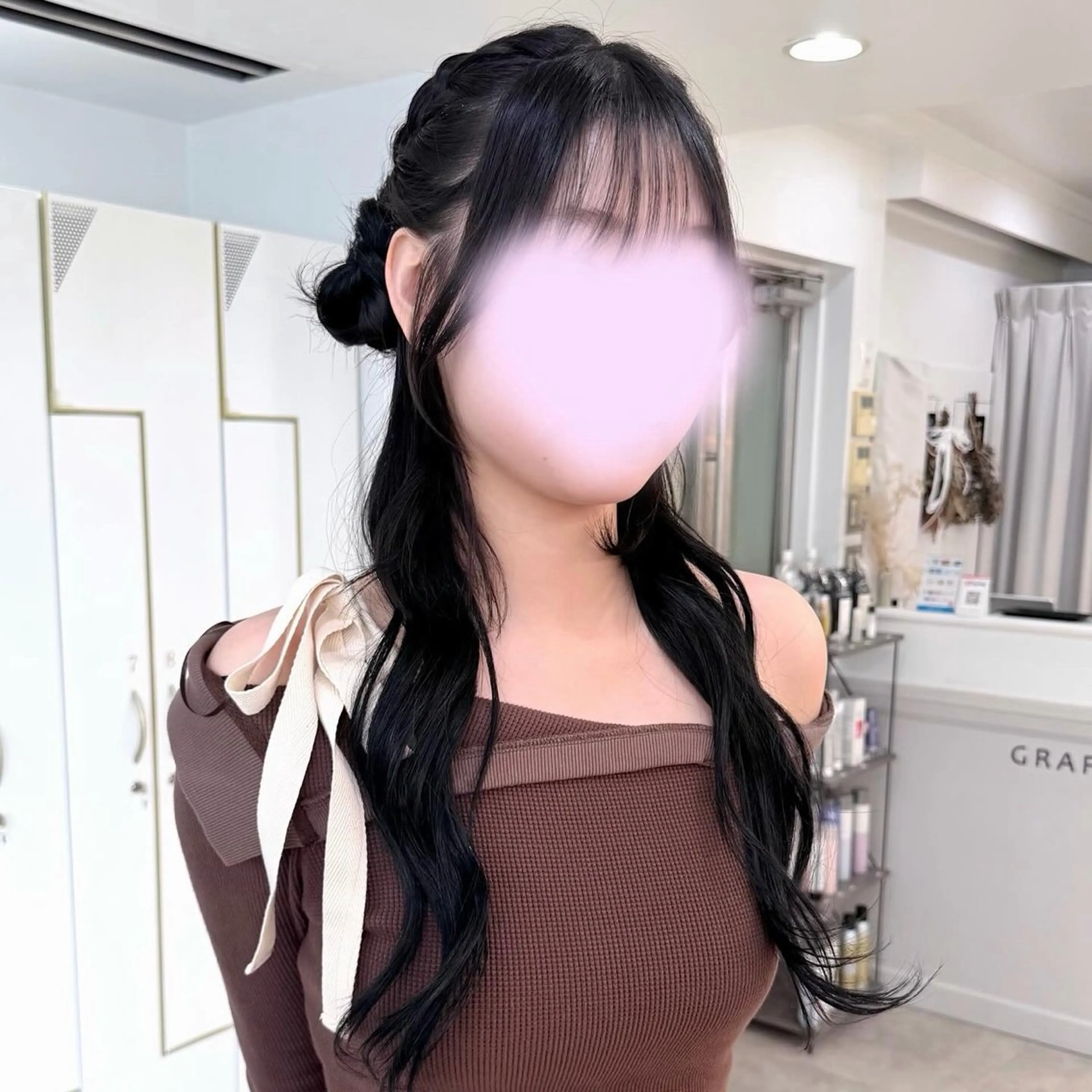 ヘアアレンジ ヘアセット マミ☁️ヘアセット /お呼ばれヘア/銀座のヘアスタイル