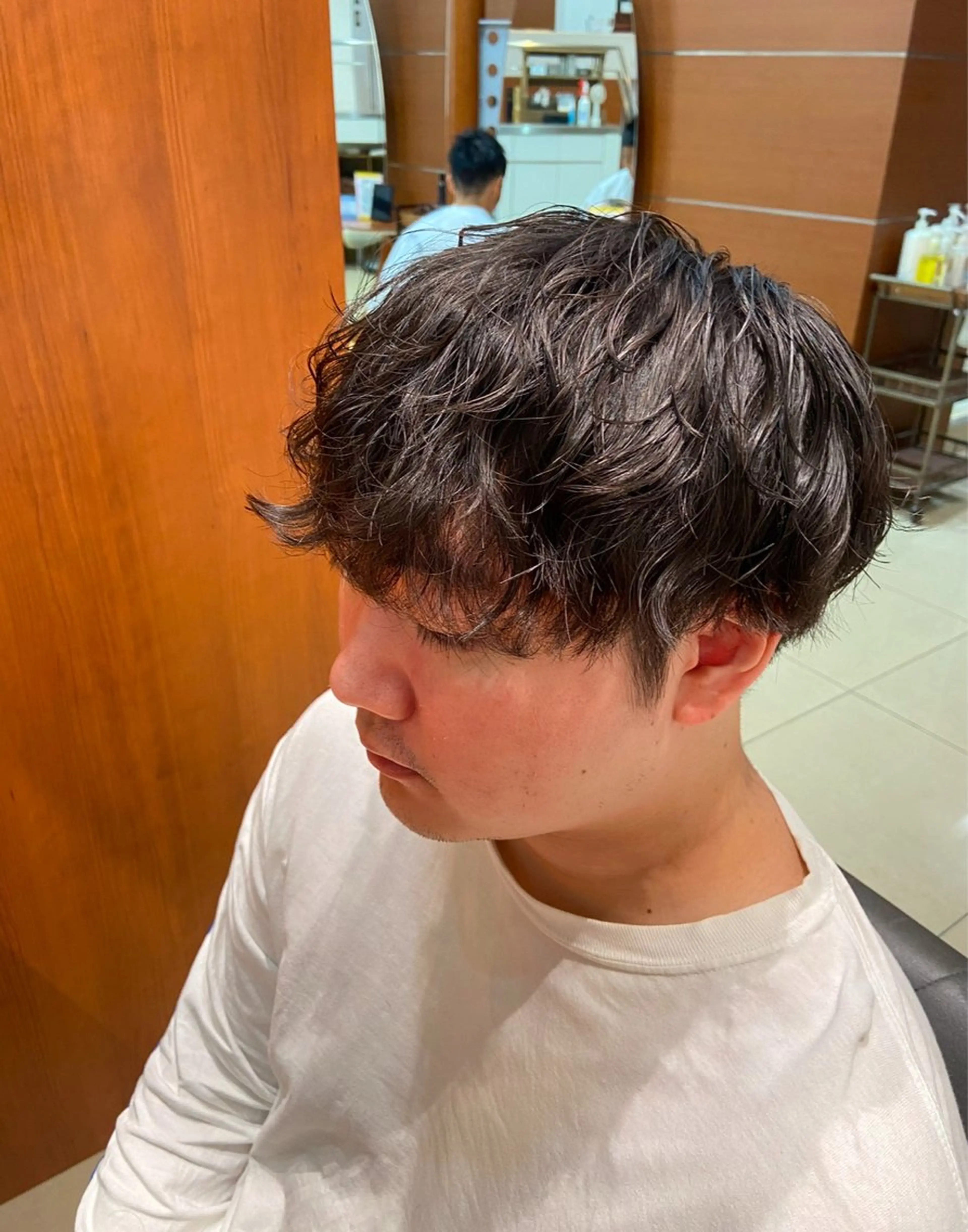 パーマ メンズ 🫧ふくだ りな 🕊のヘアスタイル