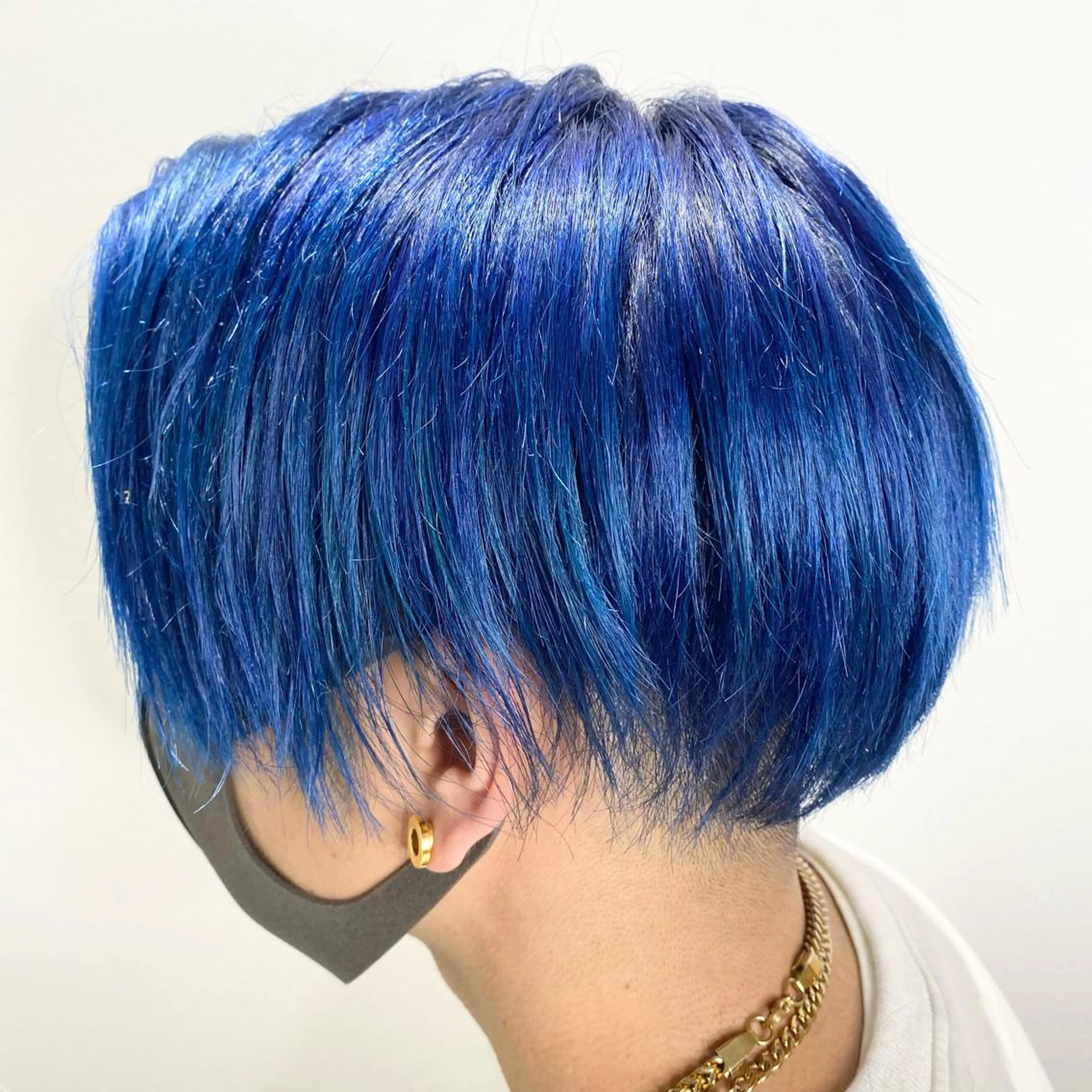 ショート カラー ブルーカラー ACT/表参道店所属・暖色カラー🍊 せきゆうかのヘアスタイル