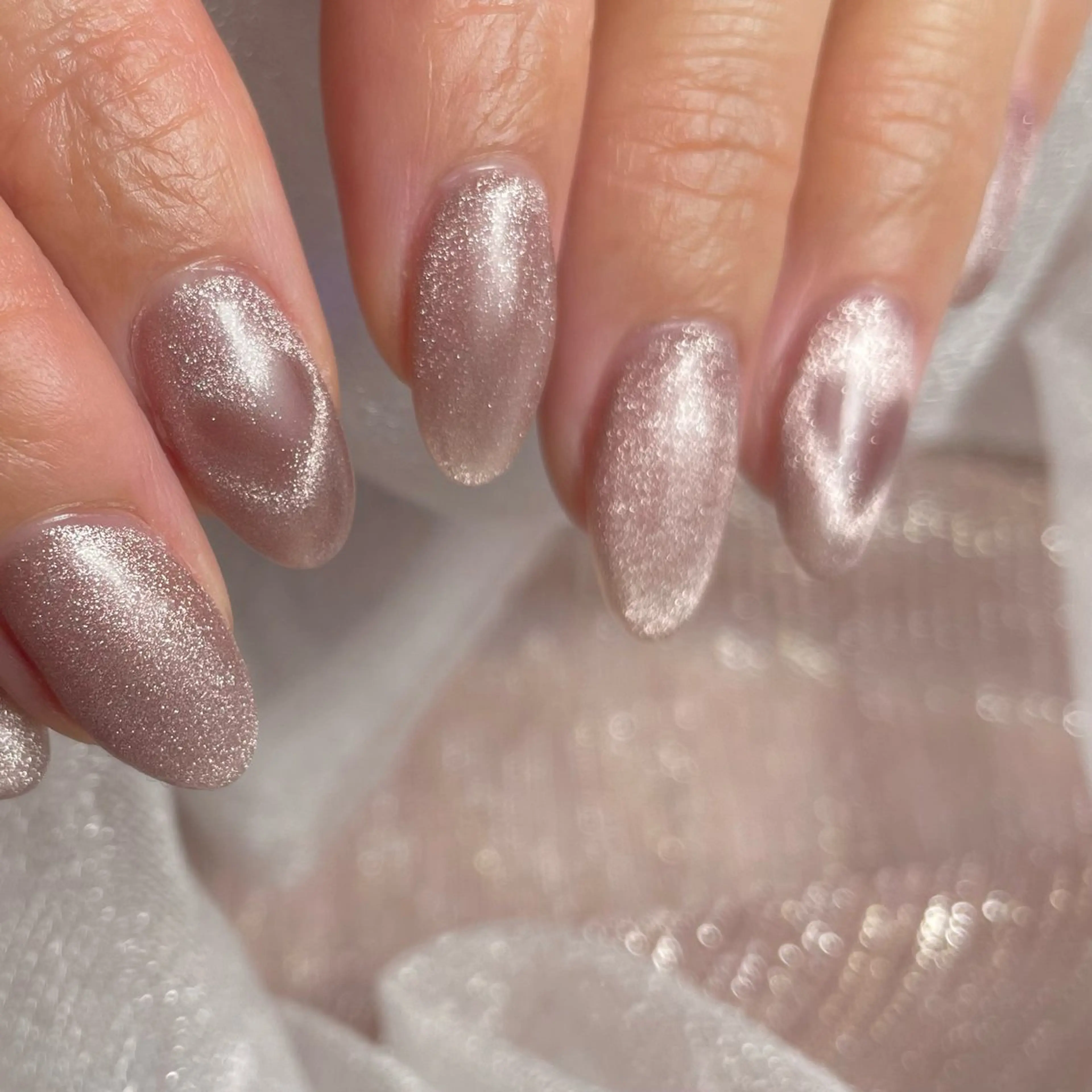 ネイル ハート マグネットネイル atelier fig所属・💐 SATSUKIのネイルデザイン