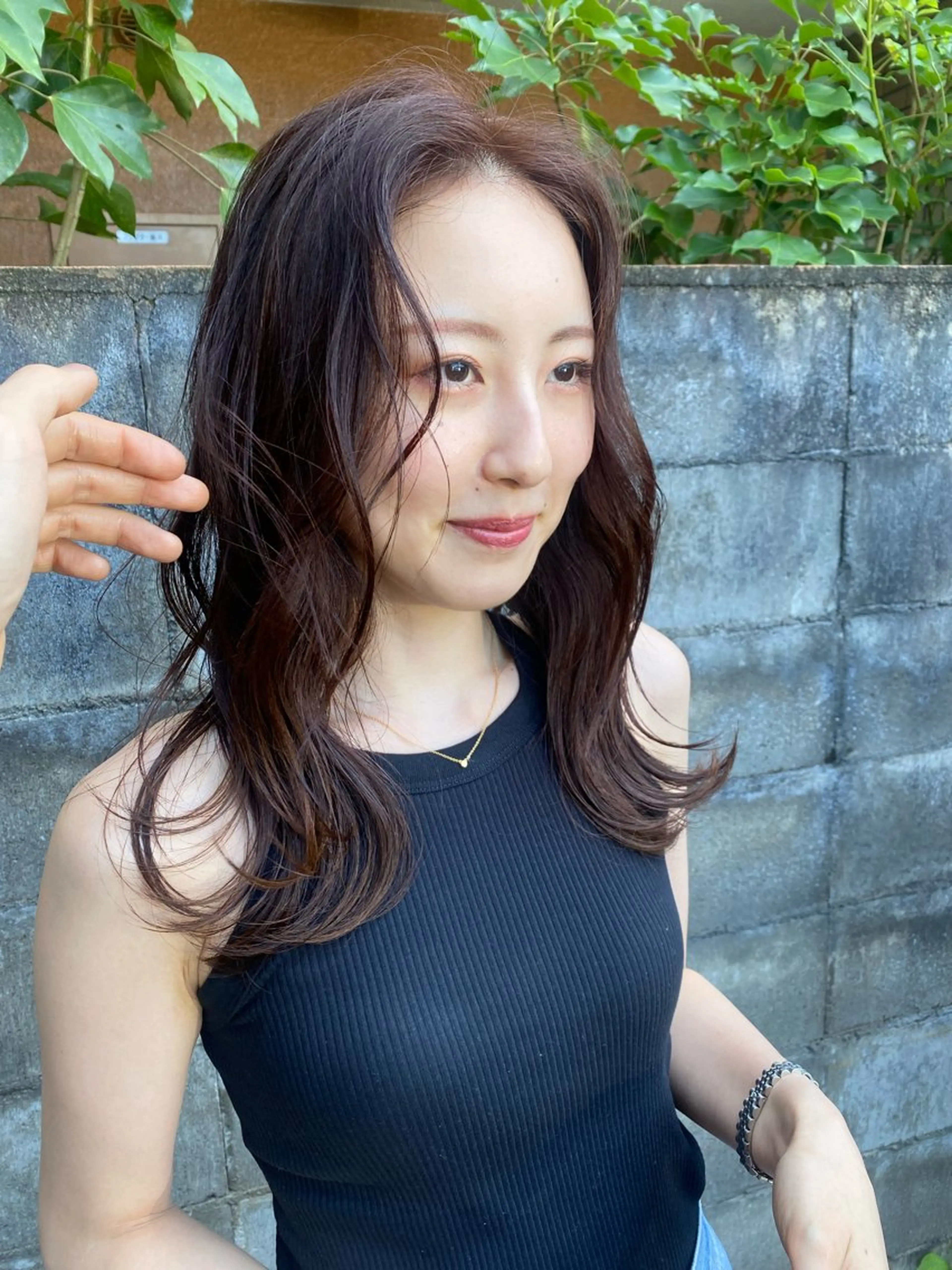 セミロング Agu  hair rupia 金沢店所属・金沢美容室/ 艶髪/夜営業/JINのヘアスタイル