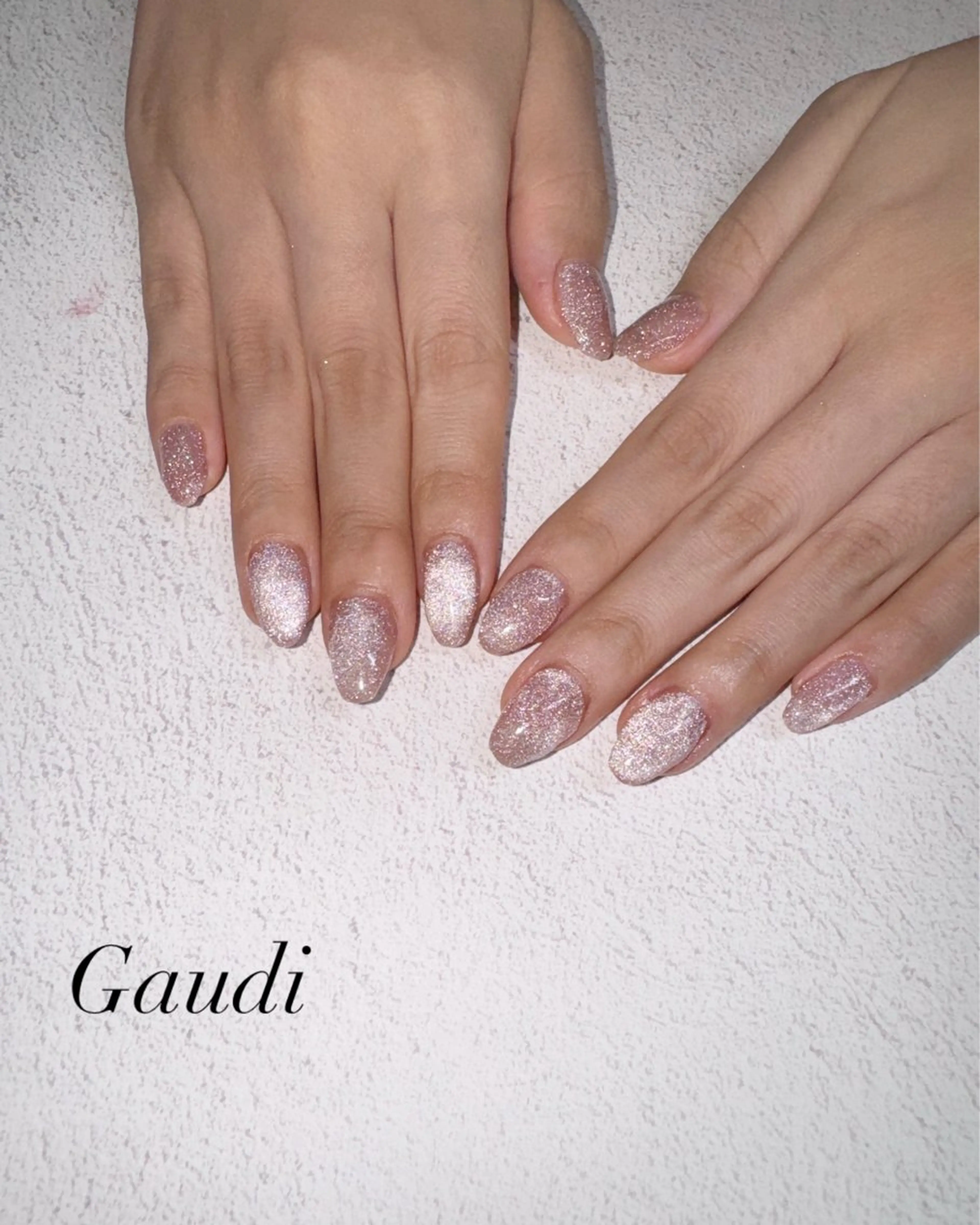 ネイル フラッシュネイル キラキラネイル ワンカラーネイル ピンク Gaudi.Nail Rinaのその他イメージ