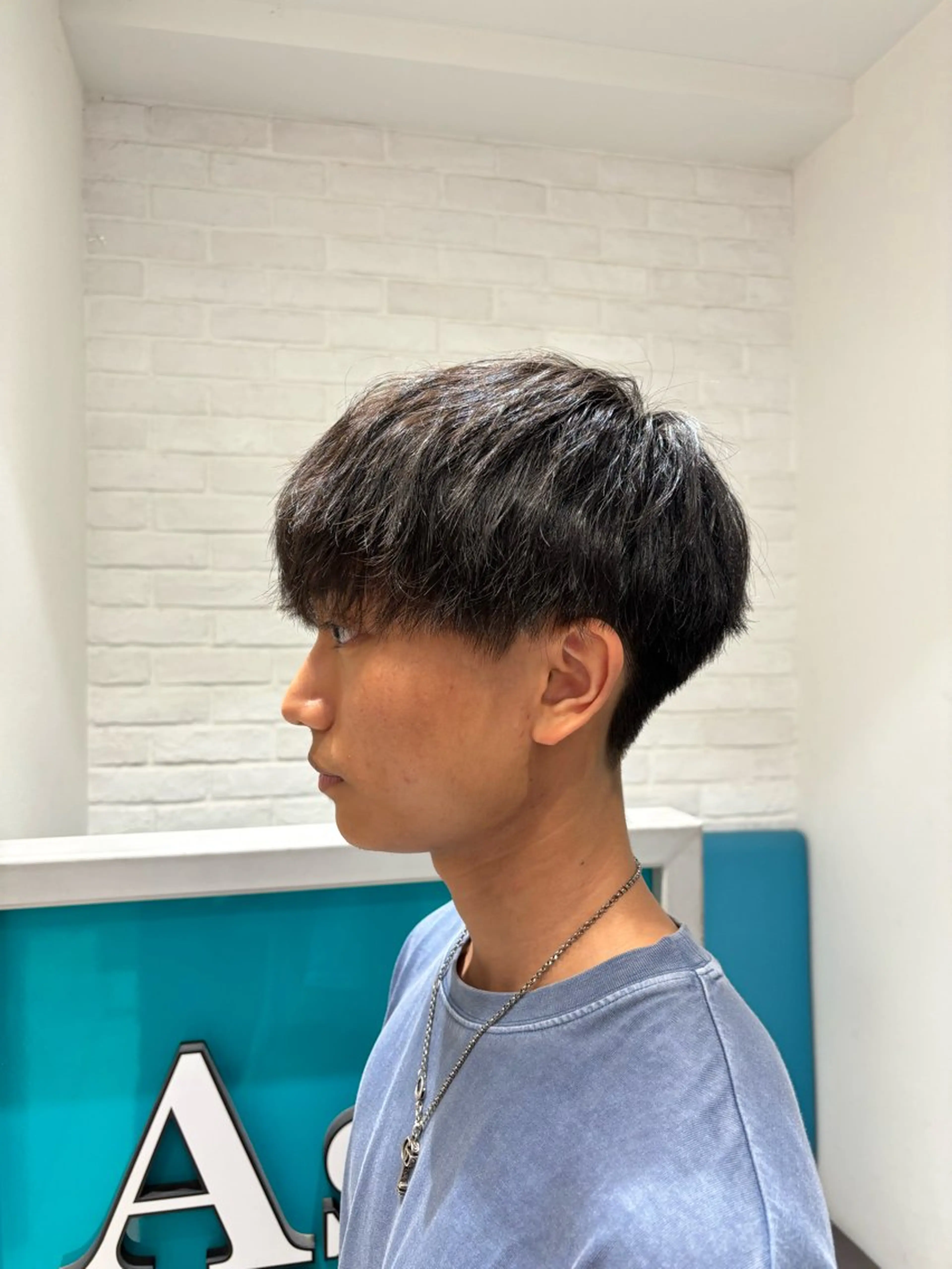 メンズ マッシュ 山本 侑平のヘアスタイル