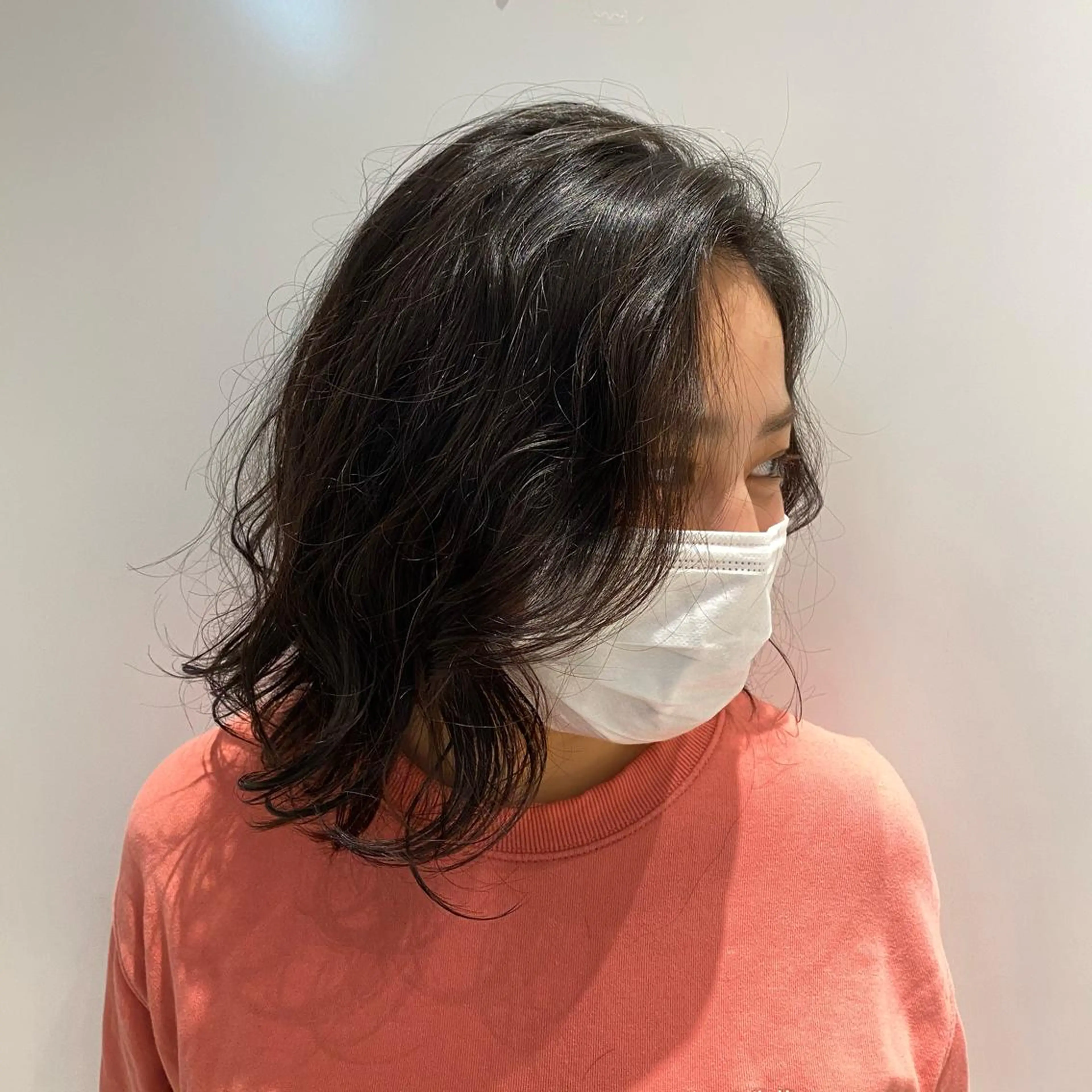 ミディアム パーマ ミディアムパーマ デジタルパーマ 堀切 舞のヘアスタイル