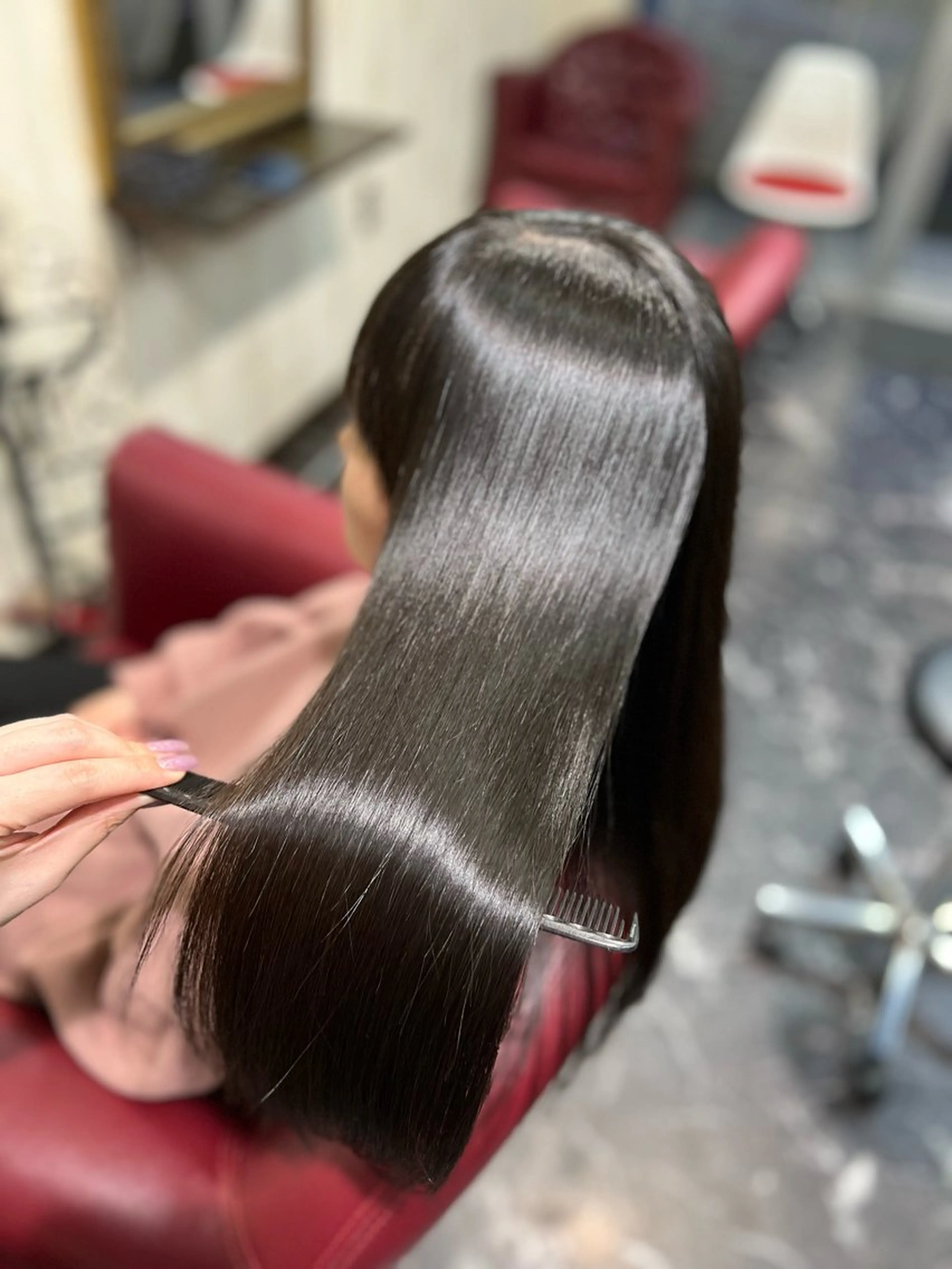 ロング 髪質改善 ロング 縮毛矯正 トリートメント Seed 縮毛矯正専門店【髪質改善】所属・スーパーロング育成 💖田所のヘアスタイル