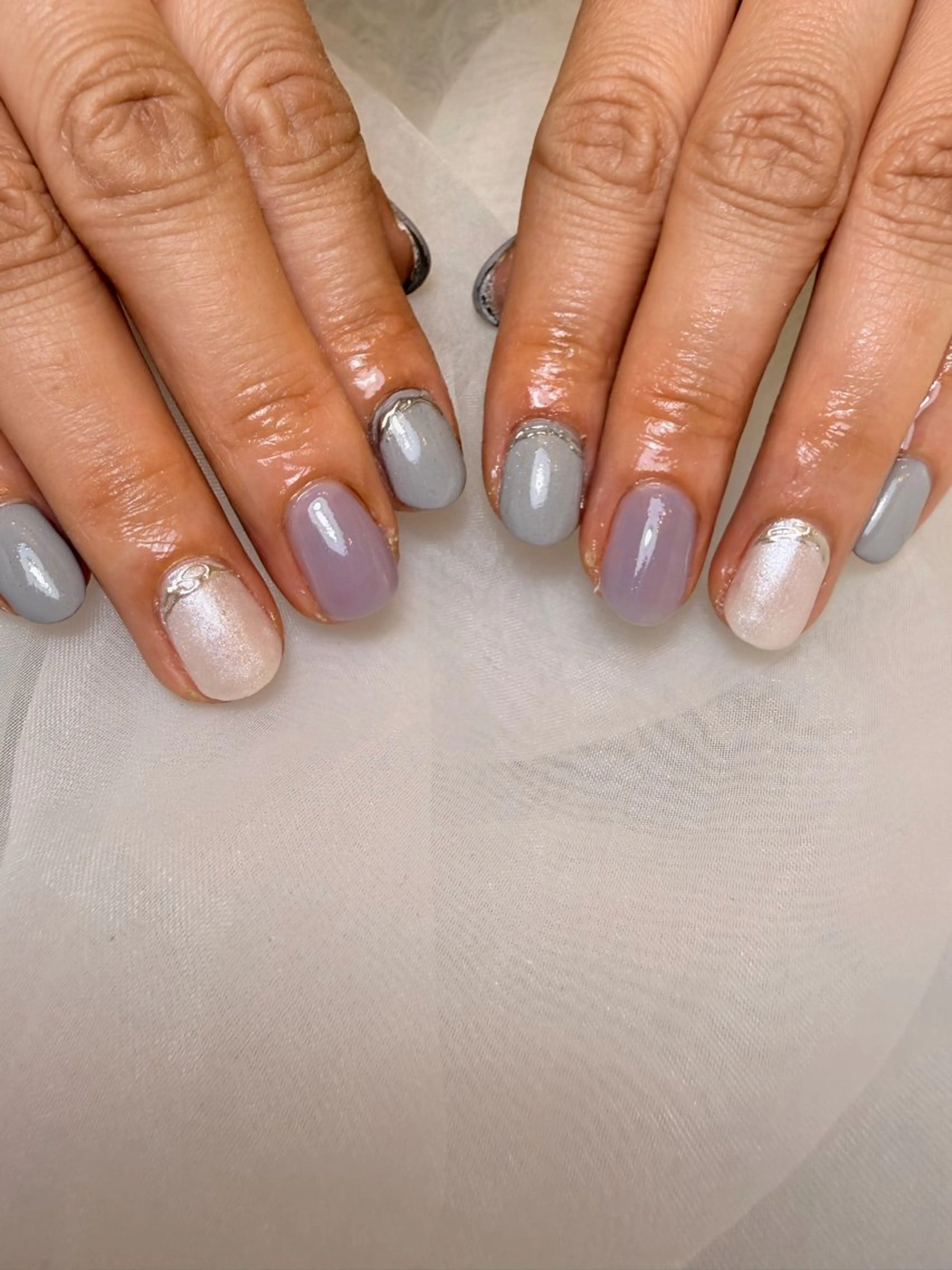 ネイル ハンドネイル nailsalonAxia所属・。*✧⛓️ mayu⛓️✧︎*。のネイルデザイン