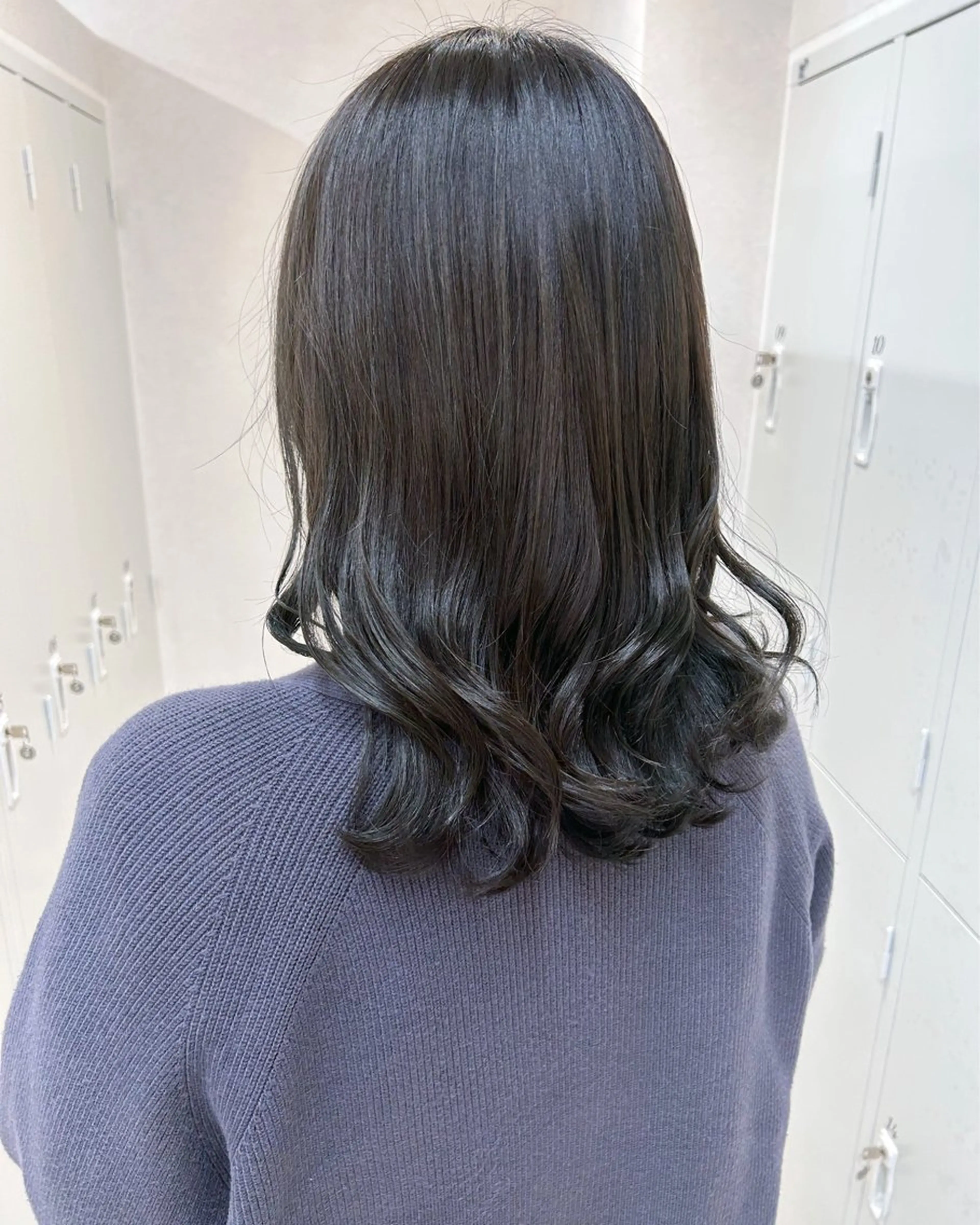 セミロング カラー グレージュ Saori / さおりのヘアスタイル