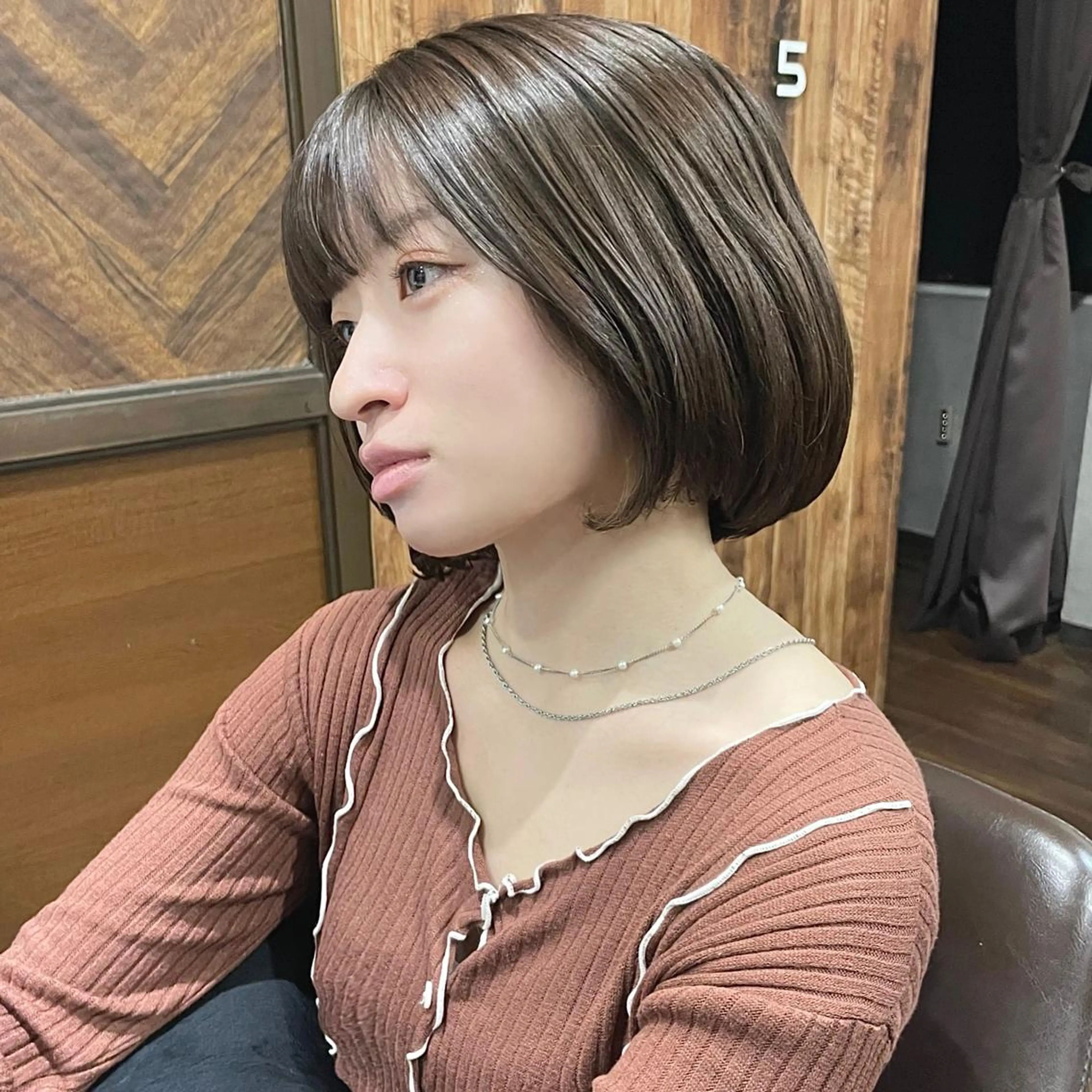 ショート パーマ ヘアアレンジ キッズ 前下がりボブ ショートボブ ボブ 髪質改善 ショートヘア さわ きょうすけ/ ボブ髪質改善ショートのヘアスタイル