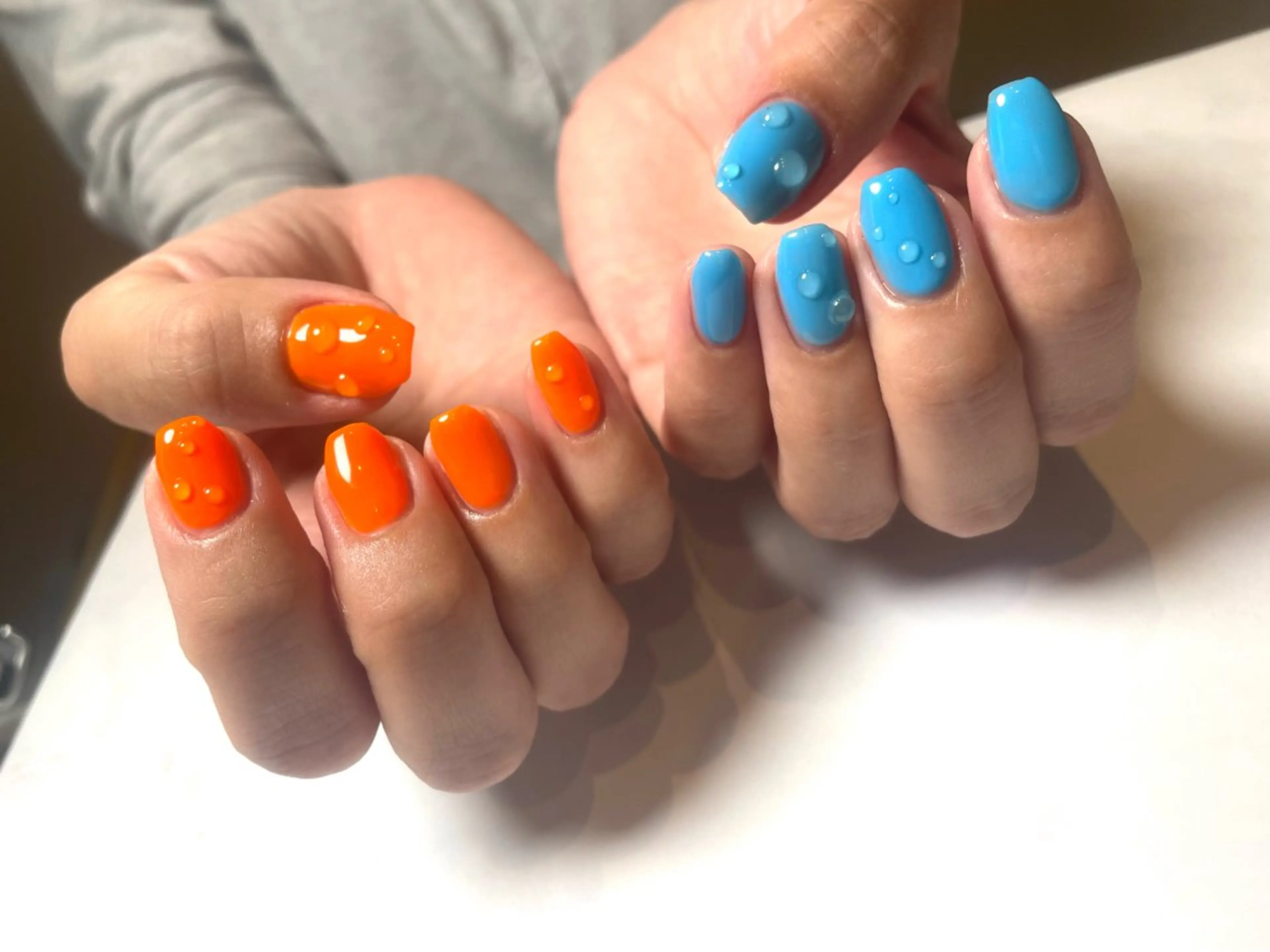 水滴💧💧💧ネイル💅の写真