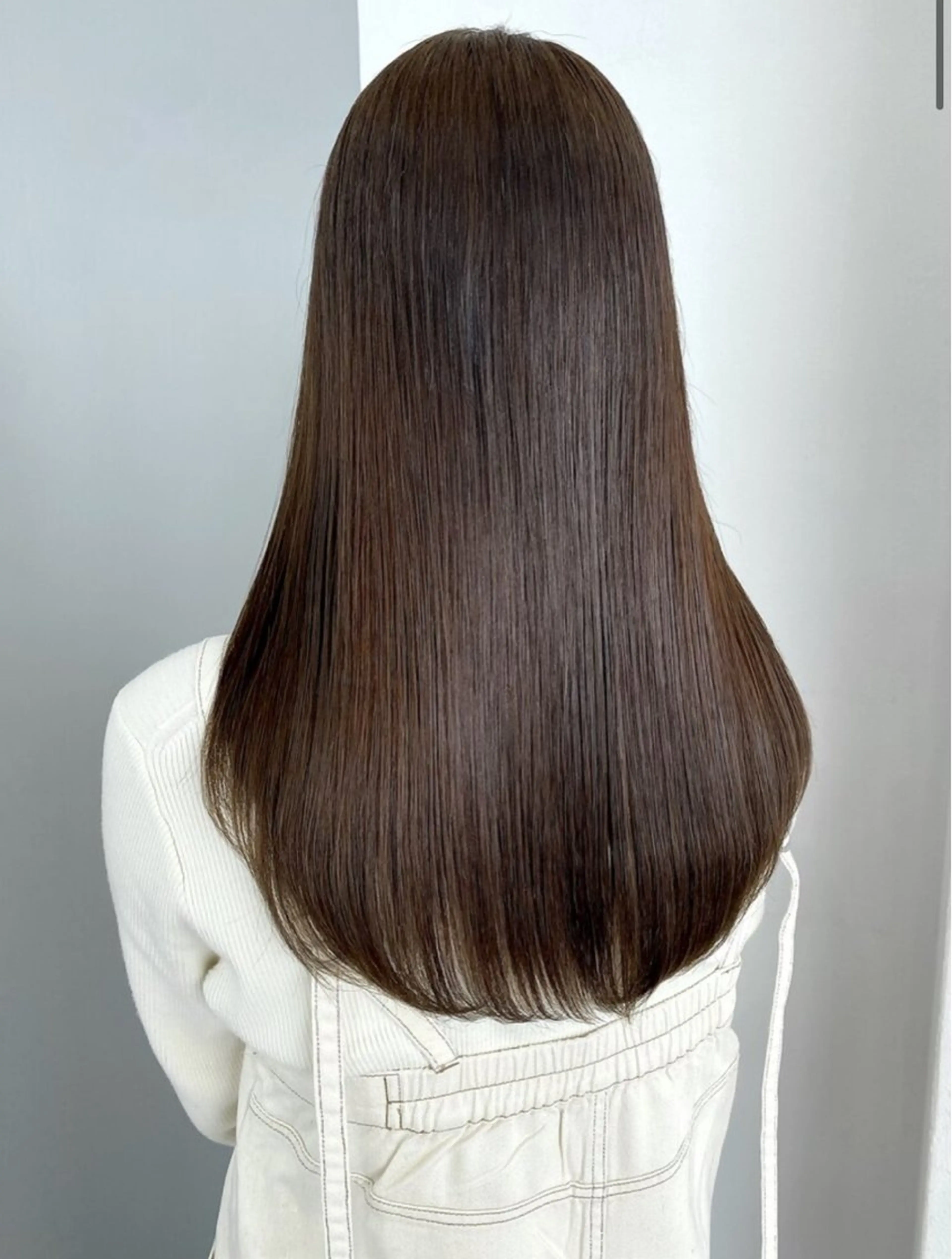 ロング ケアカラー 髪質改善 ヘアカラー mayu /韓国風/艶カラーのヘアスタイル