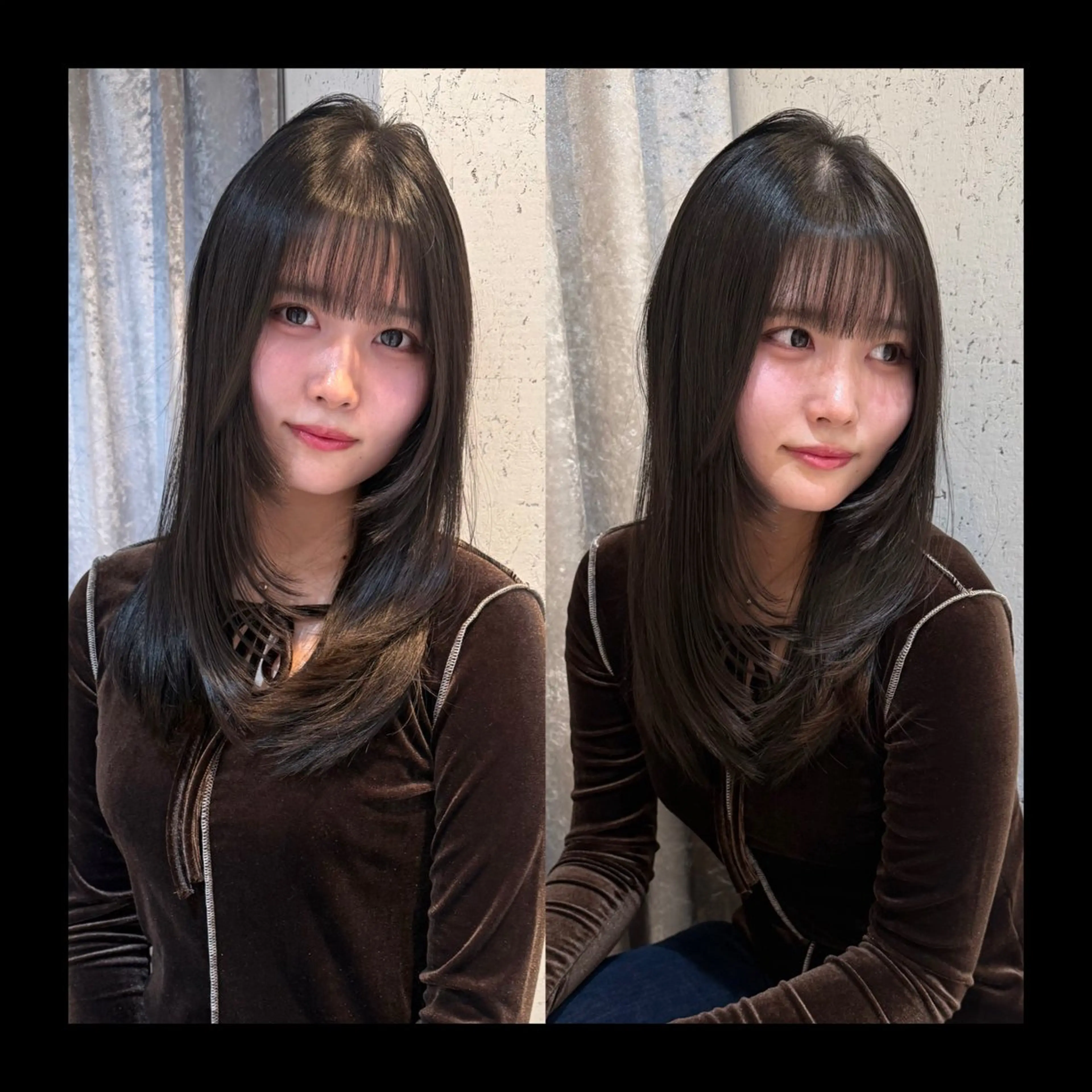 ロング カラー 似合わせカット カット トリートメント mai / linoah˚✧のヘアスタイル