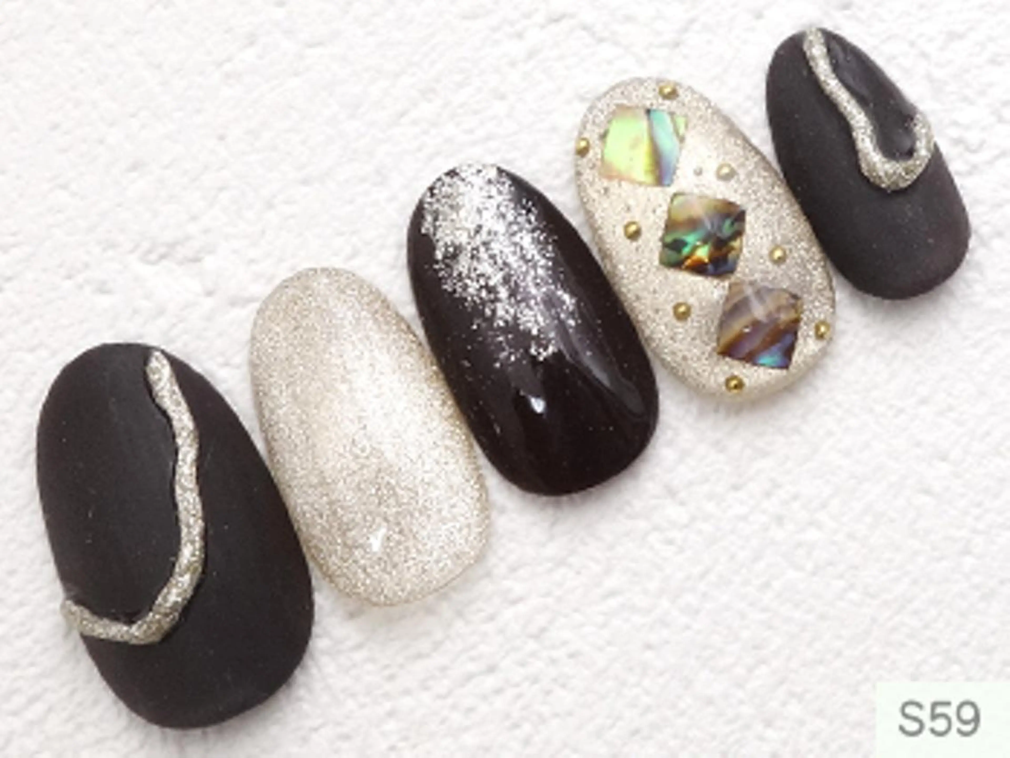 ネイル アートネイル ジェルネイル マグネットネイル ネイル nanのネイルデザイン