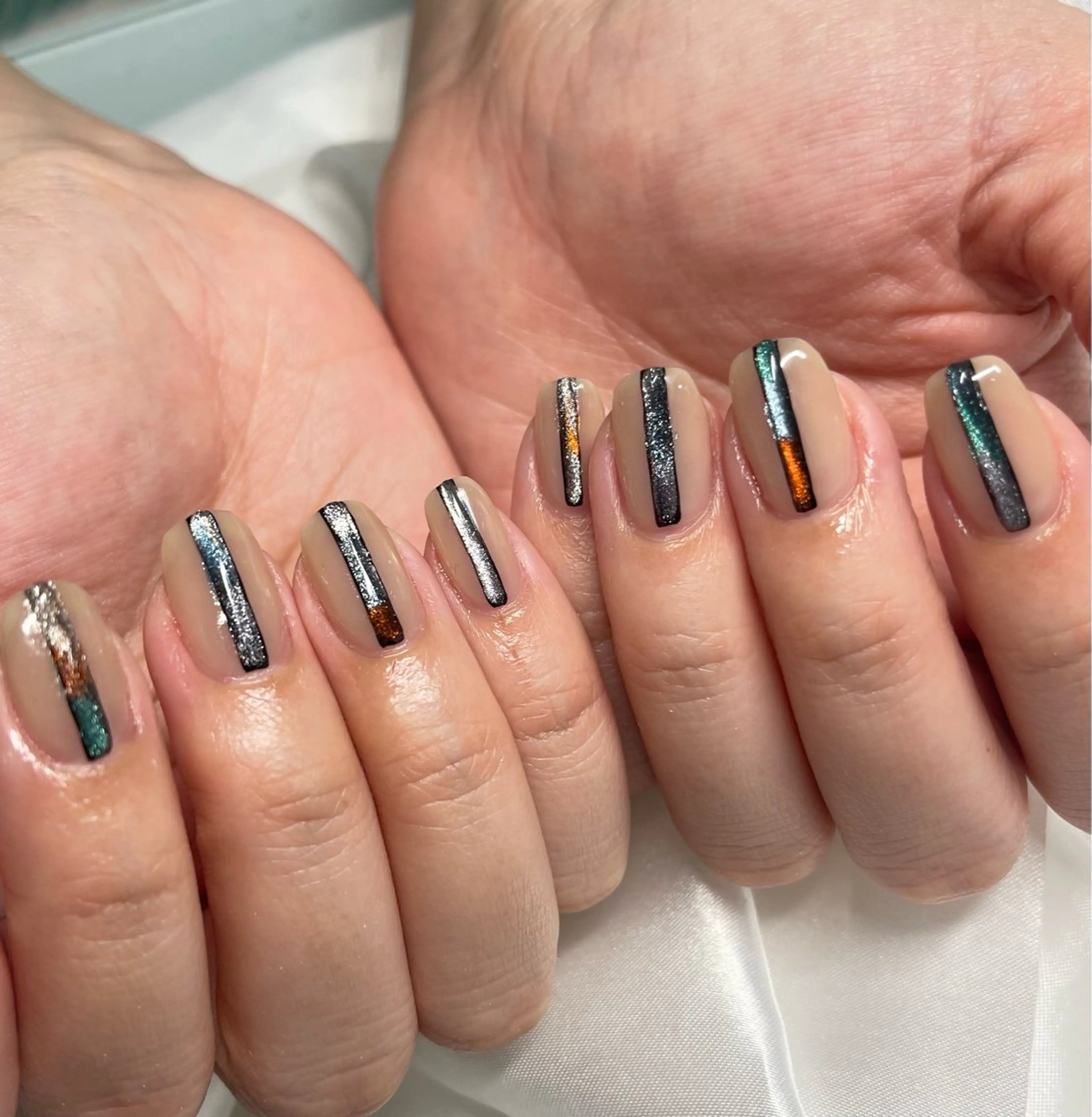 ネイル マグネットネイル ハンドネイル celica所属・松田 由真のネイルデザイン