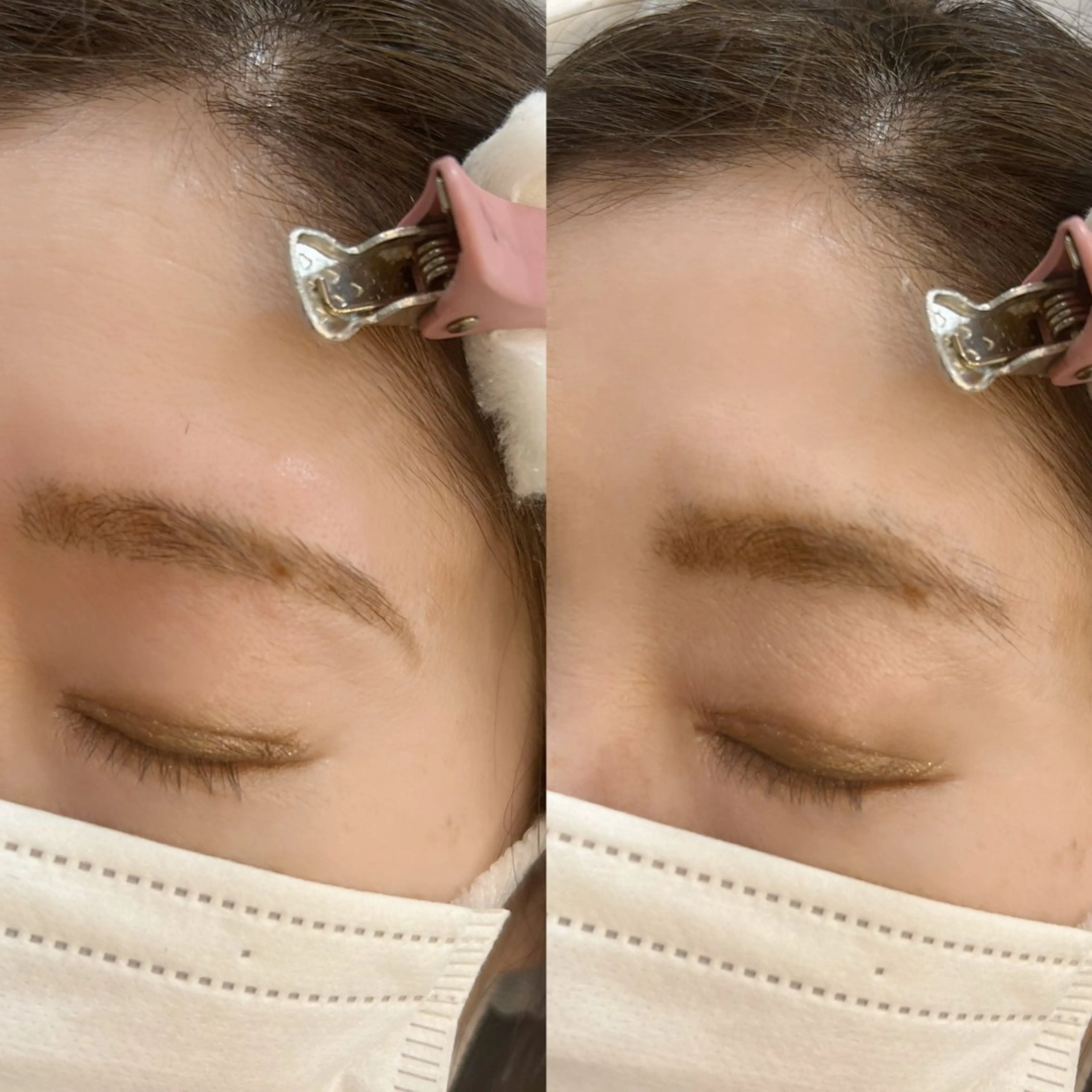 眉周りの角質まで綺麗に✨クイックアイブロウ（シートWAX）🕸の写真