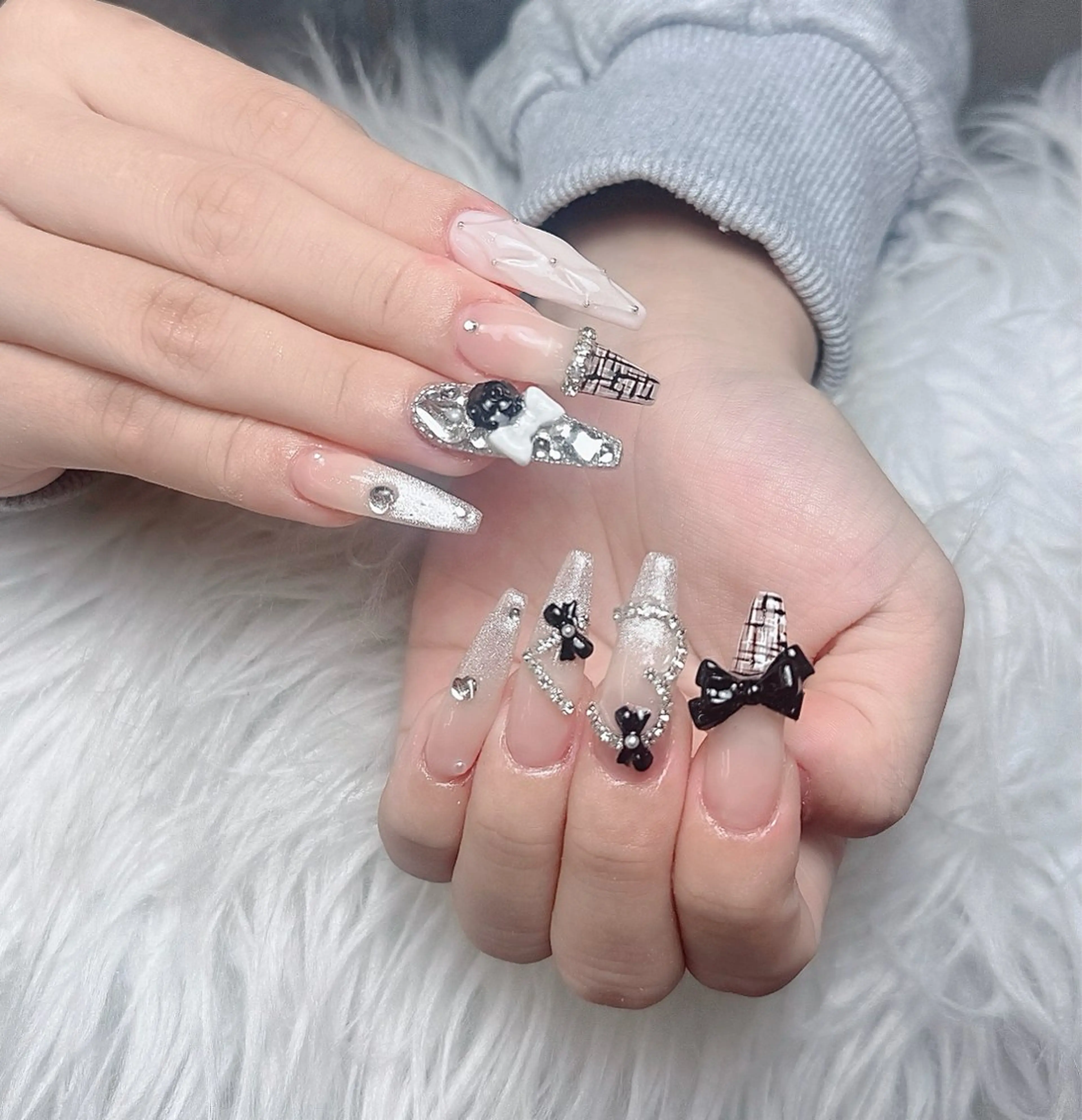 ネイル アートネイル 韓国ネイル 持ち込み ワンホンネイル ハンドネイル Lenie Nail Salonのネイルデザイン