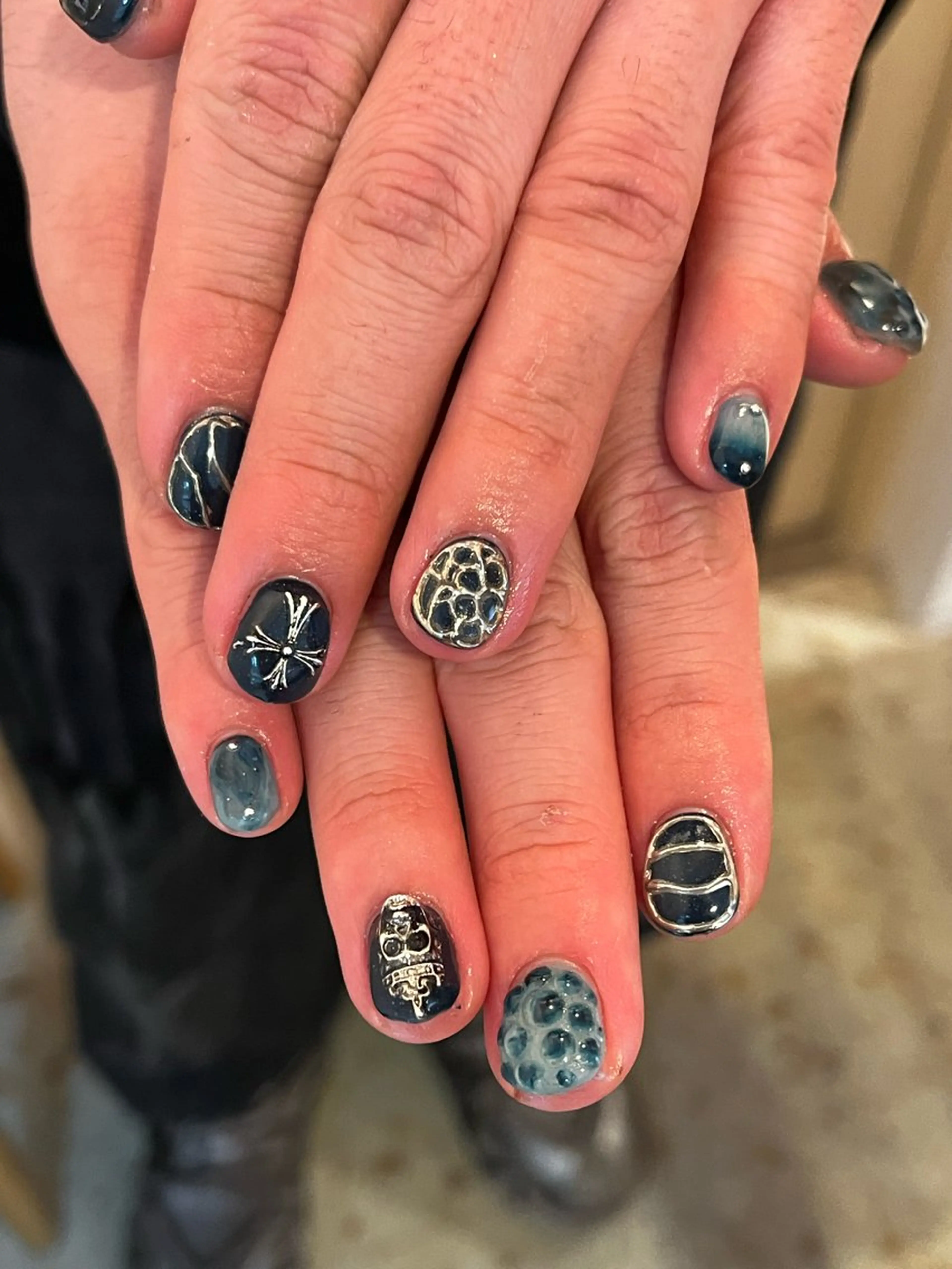 ネイル 文 /個性派ネイルのネイルデザイン