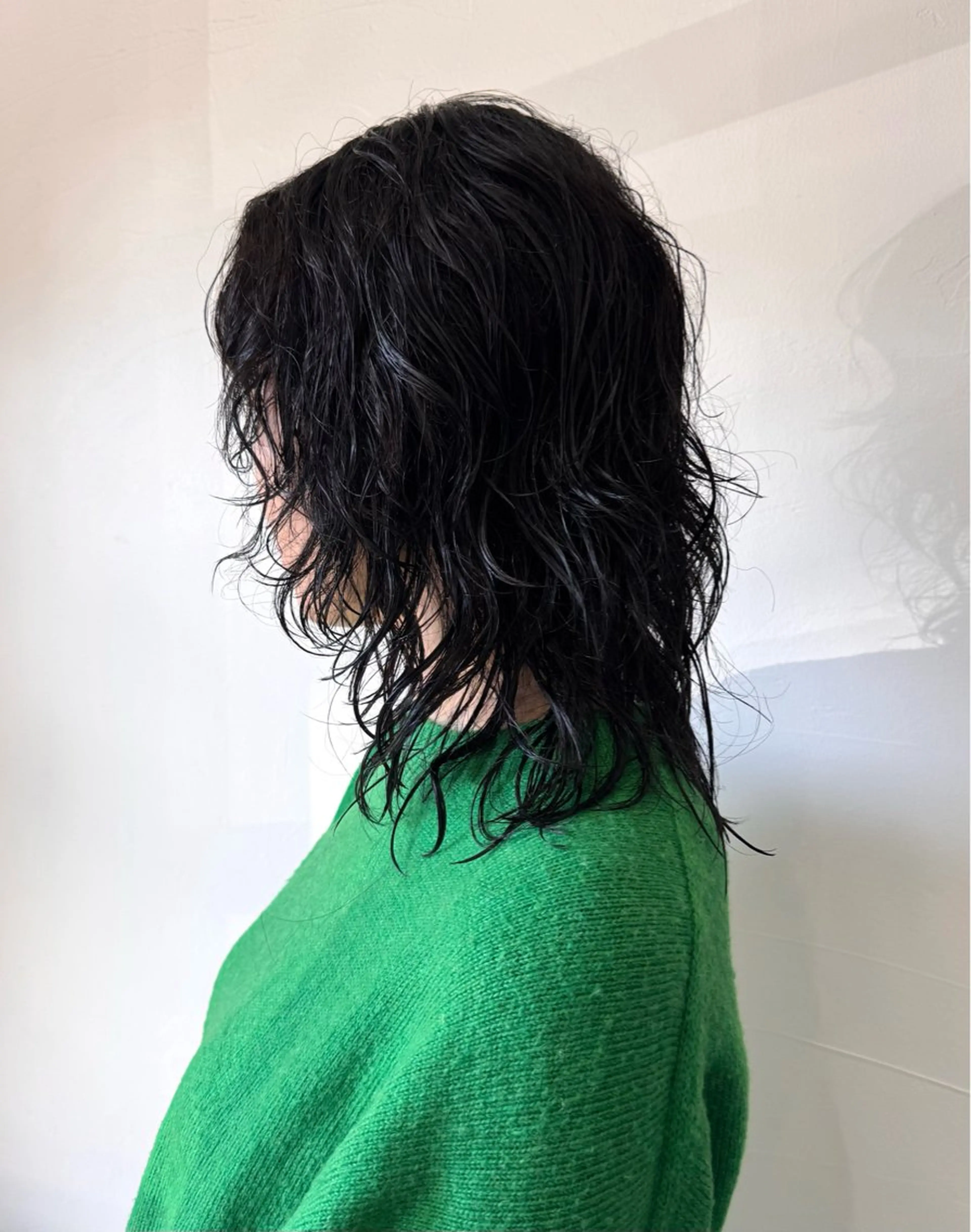 ミディアム ウルフカット カット トリートメント ブリーチ／デザイン／ 🫟Rurika🫟のヘアスタイル