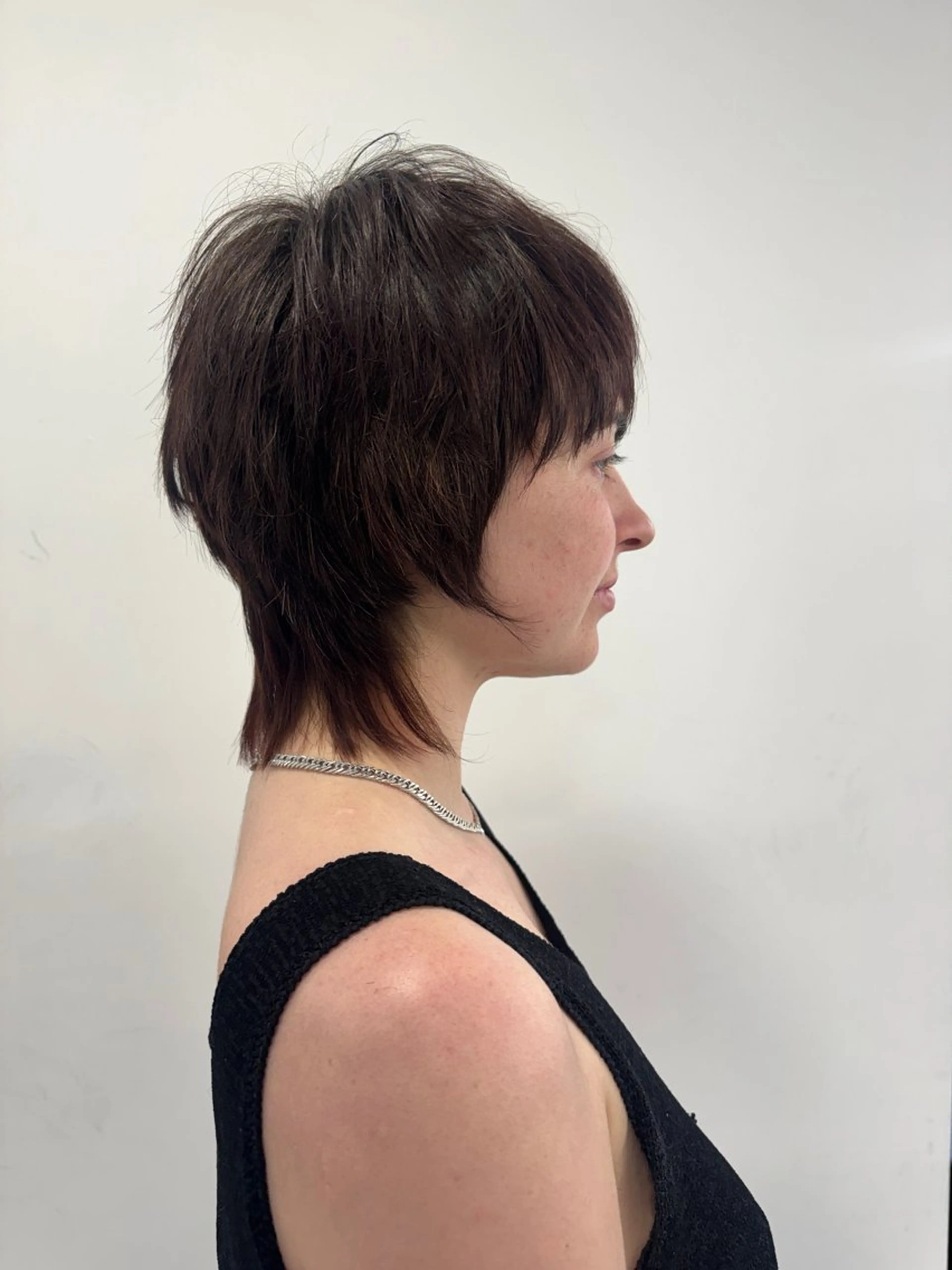 ミディアム ウルフカット カット ヘアカラー パーマ トリートメント Dxxxx III所属・女性目線の大人 メンズ*Ayakaのヘアスタイル