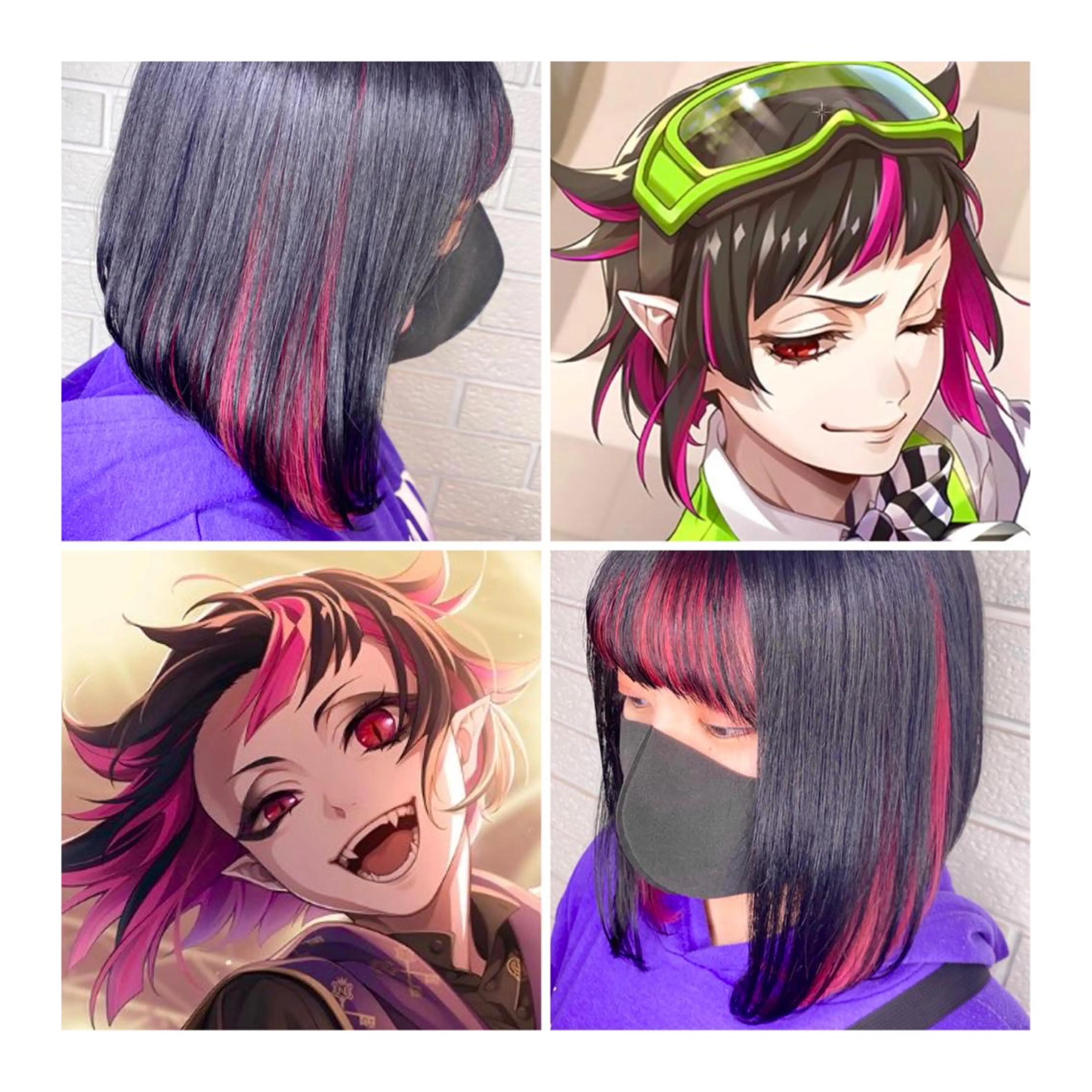 ミディアム カラー ヘアカラー GARU-ガル-所属・TSUNO🦖 派手髪/オタク美容師のヘアスタイル