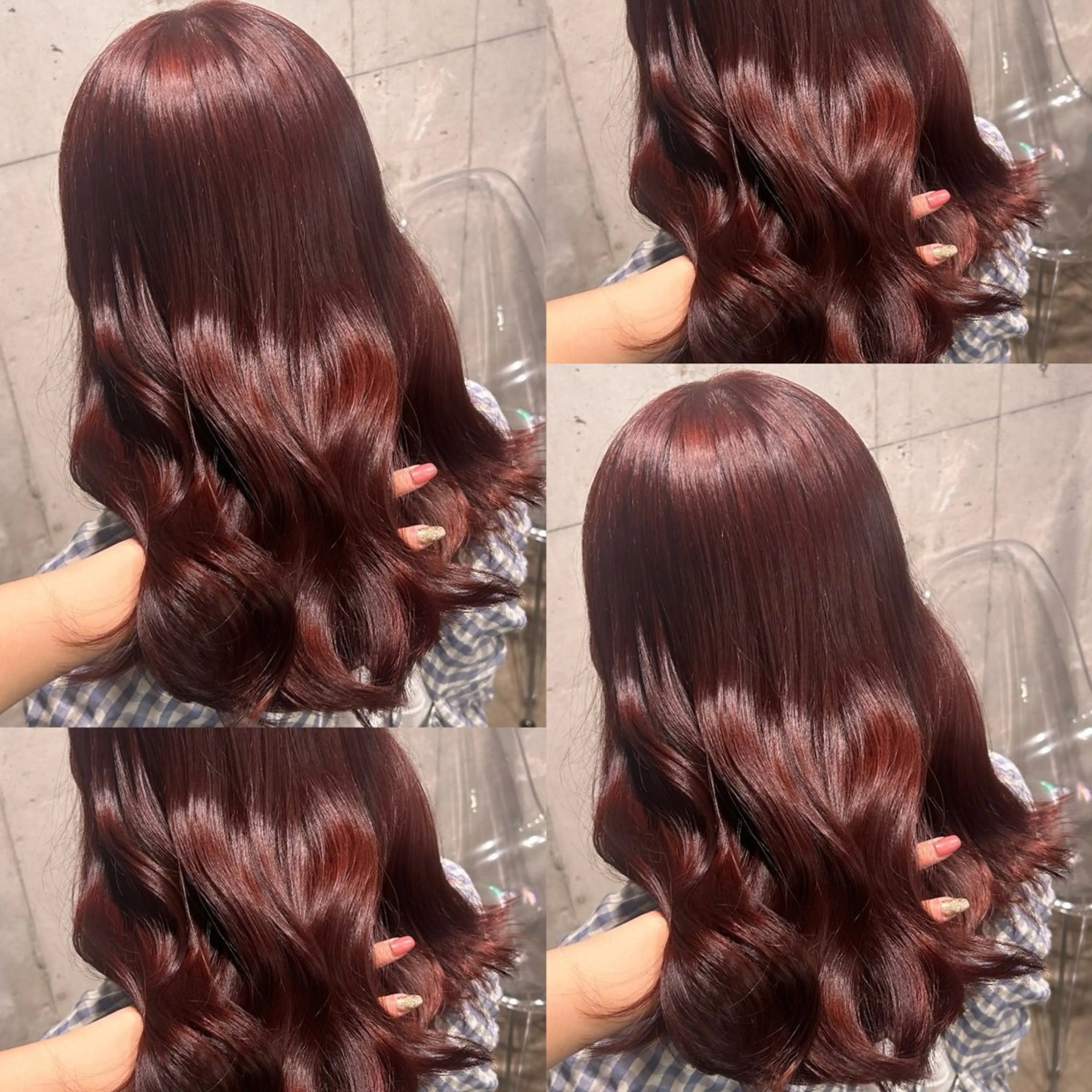 セミロング カラー IS所属・横浜美容室/透明感 カラー/レイヤーのヘアスタイル