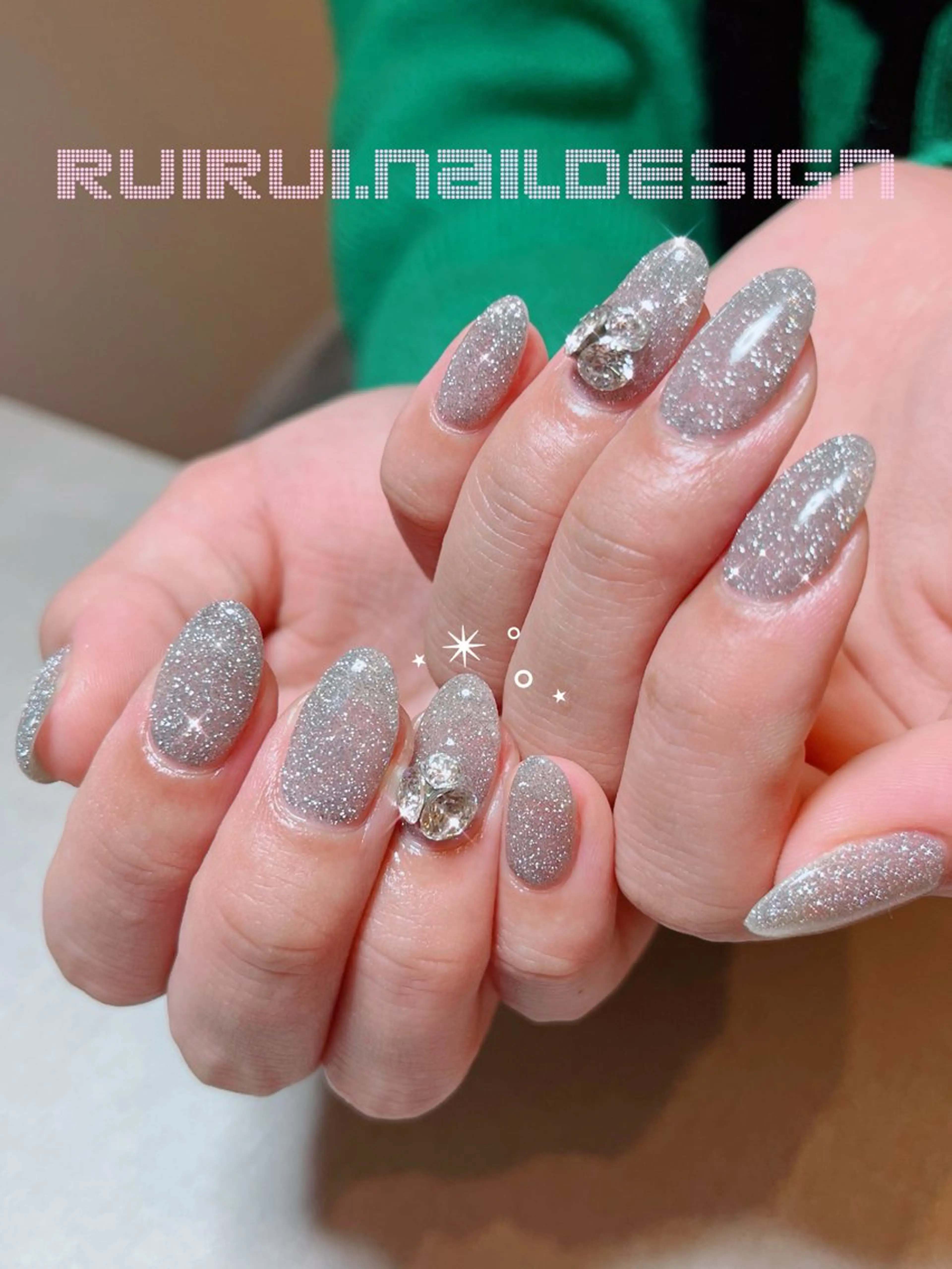 ネイル フラッシュネイル ハンドネイル ruirui.naildesign所属・RUI ☆のネイルデザイン