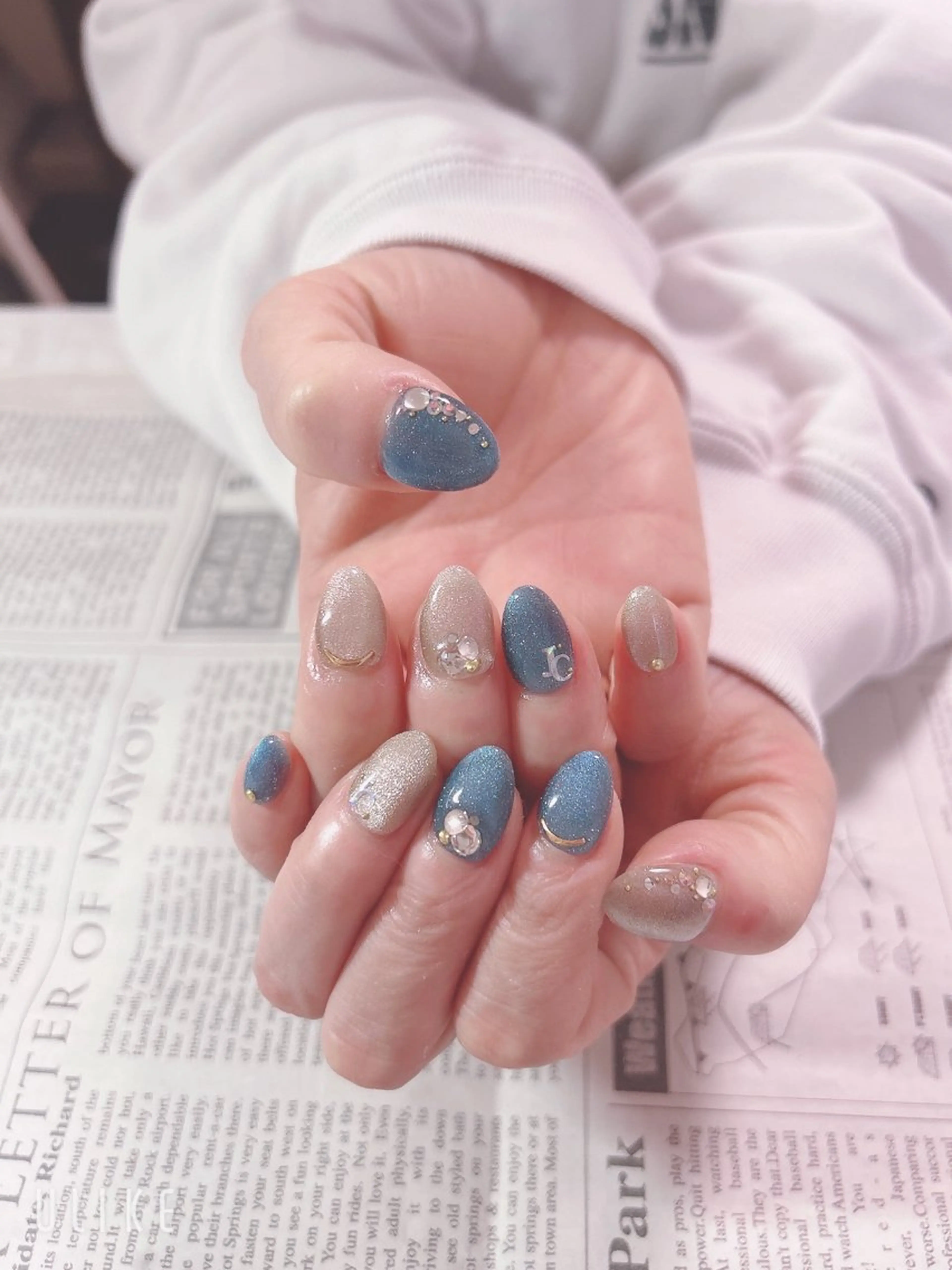 ネイル ハンドネイル ハンドケア 森山 舞のネイルデザイン