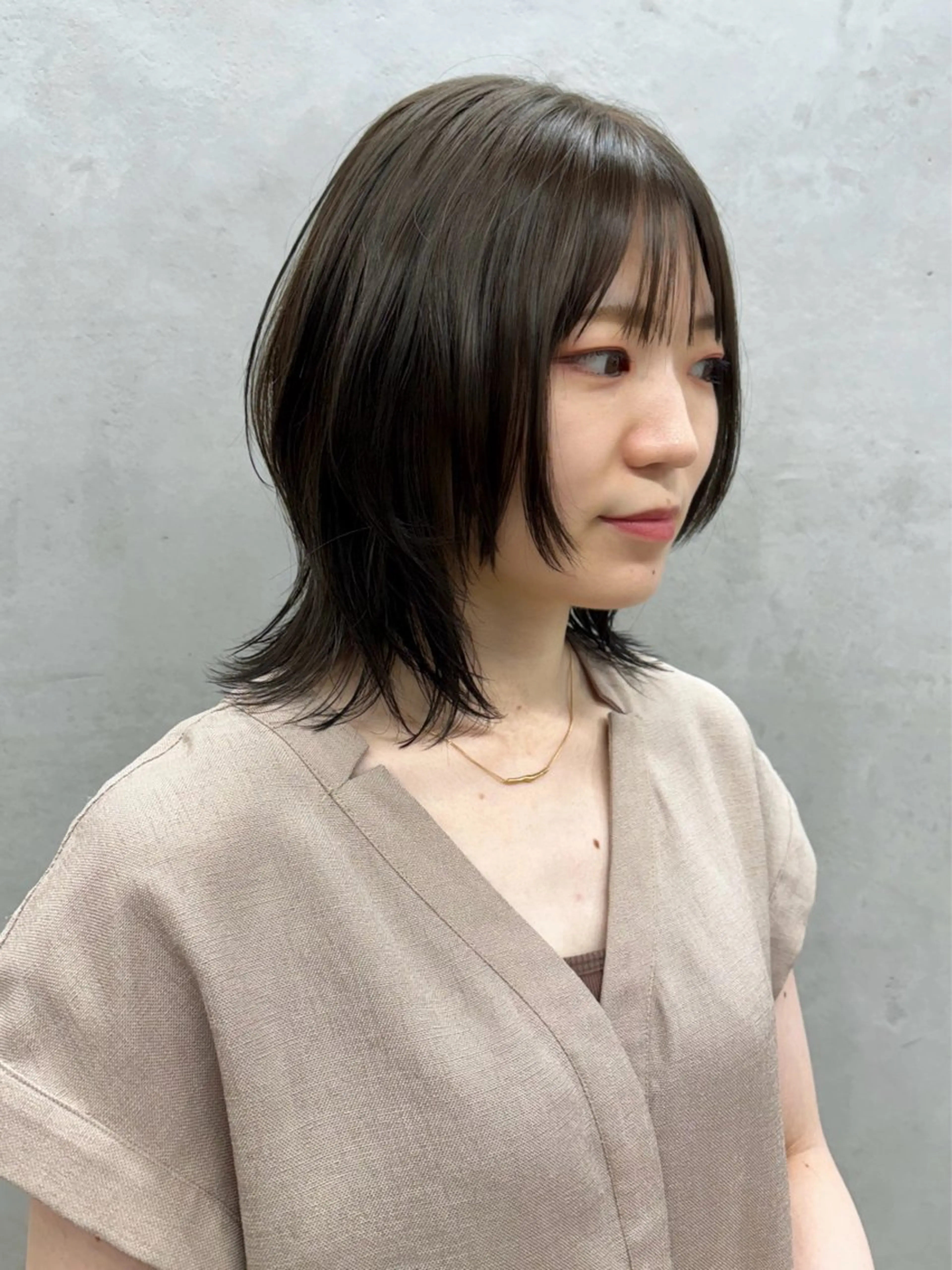 ミディアム カラー 🫐寒色系カラー 🫐ヤマナカリリカのヘアスタイル