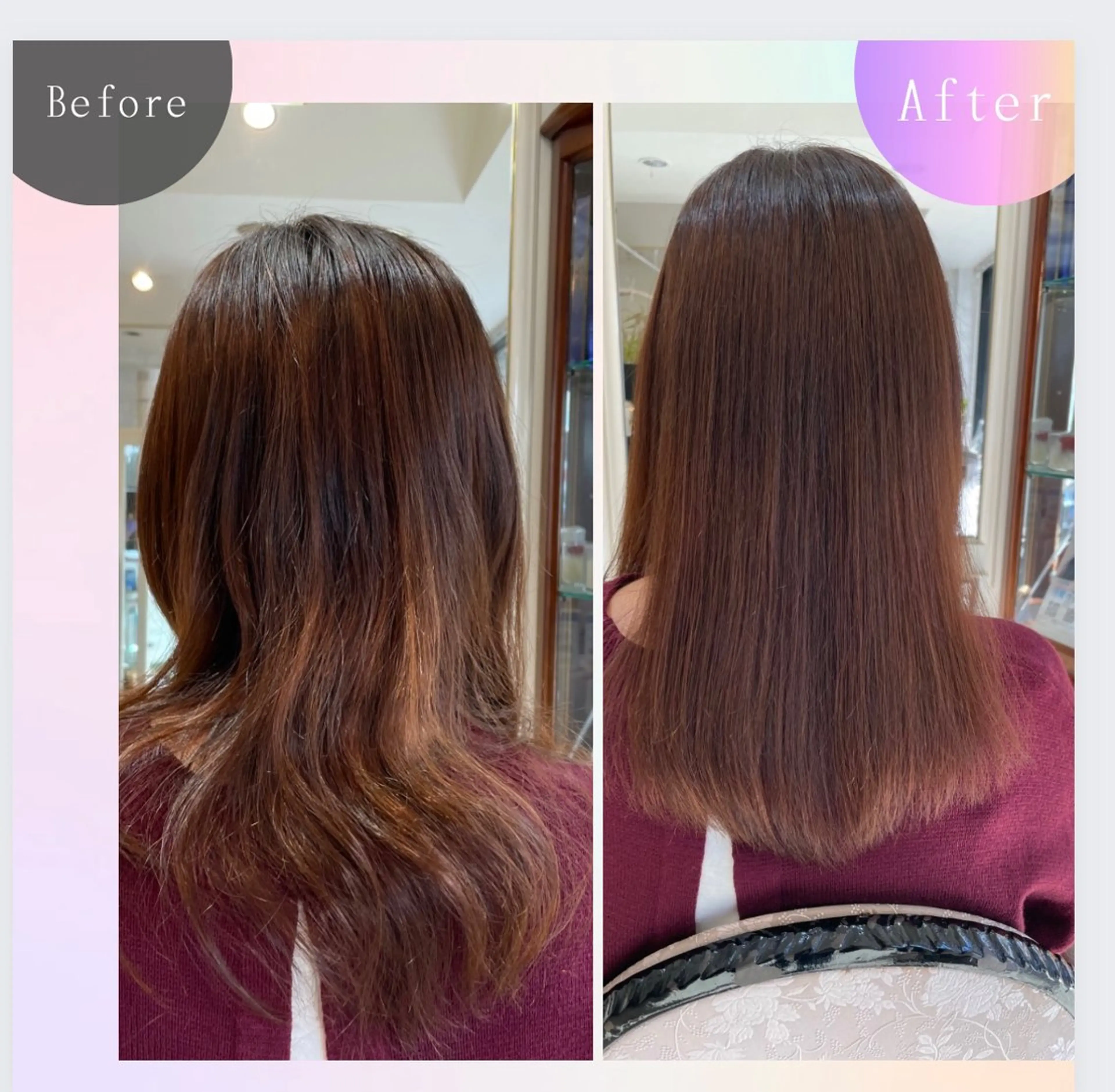 ロング 加納 和枝のヘアスタイル