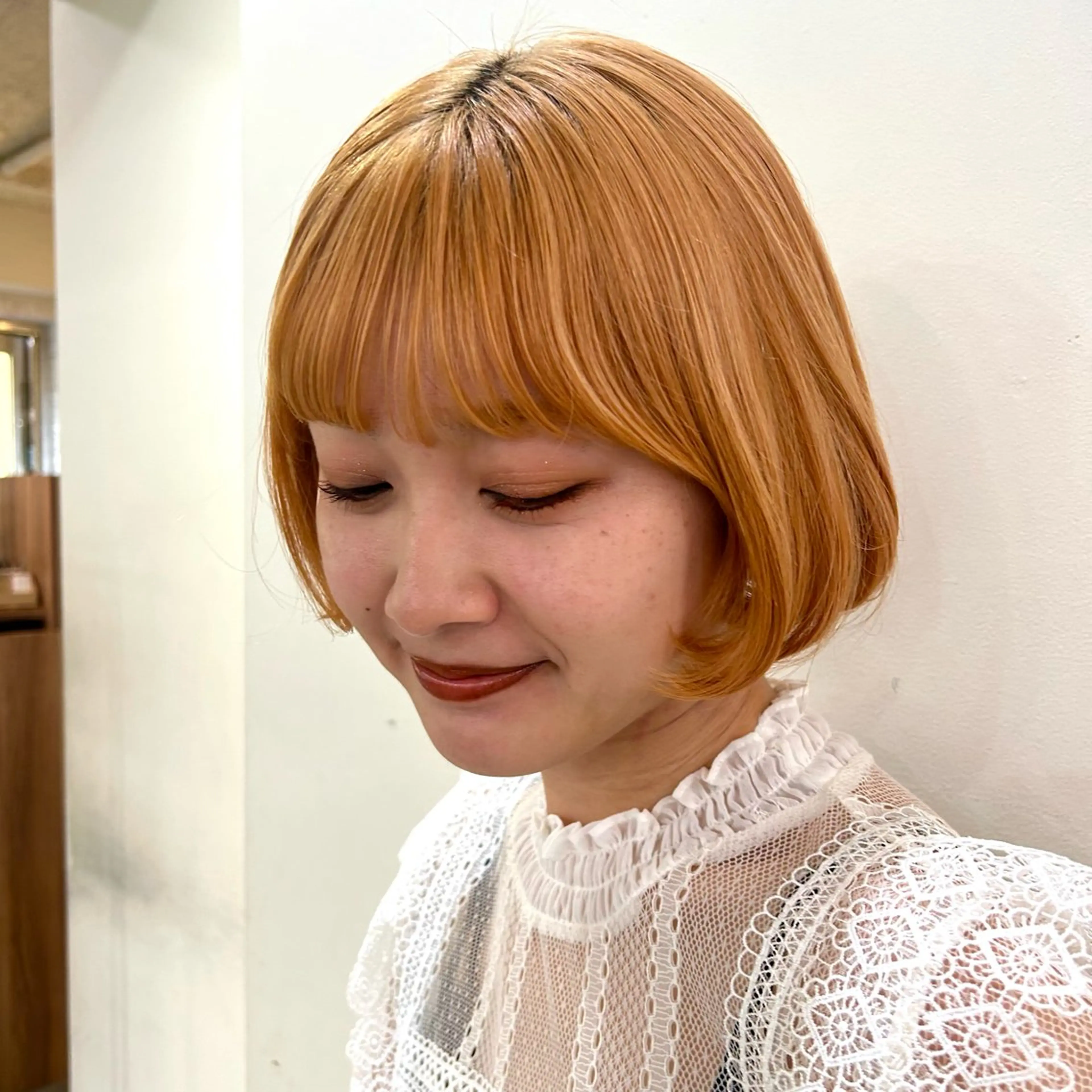 ショート ヘアカラー トリートメント 顔周り/レイヤー/ 透明感/あやか💕のヘアスタイル