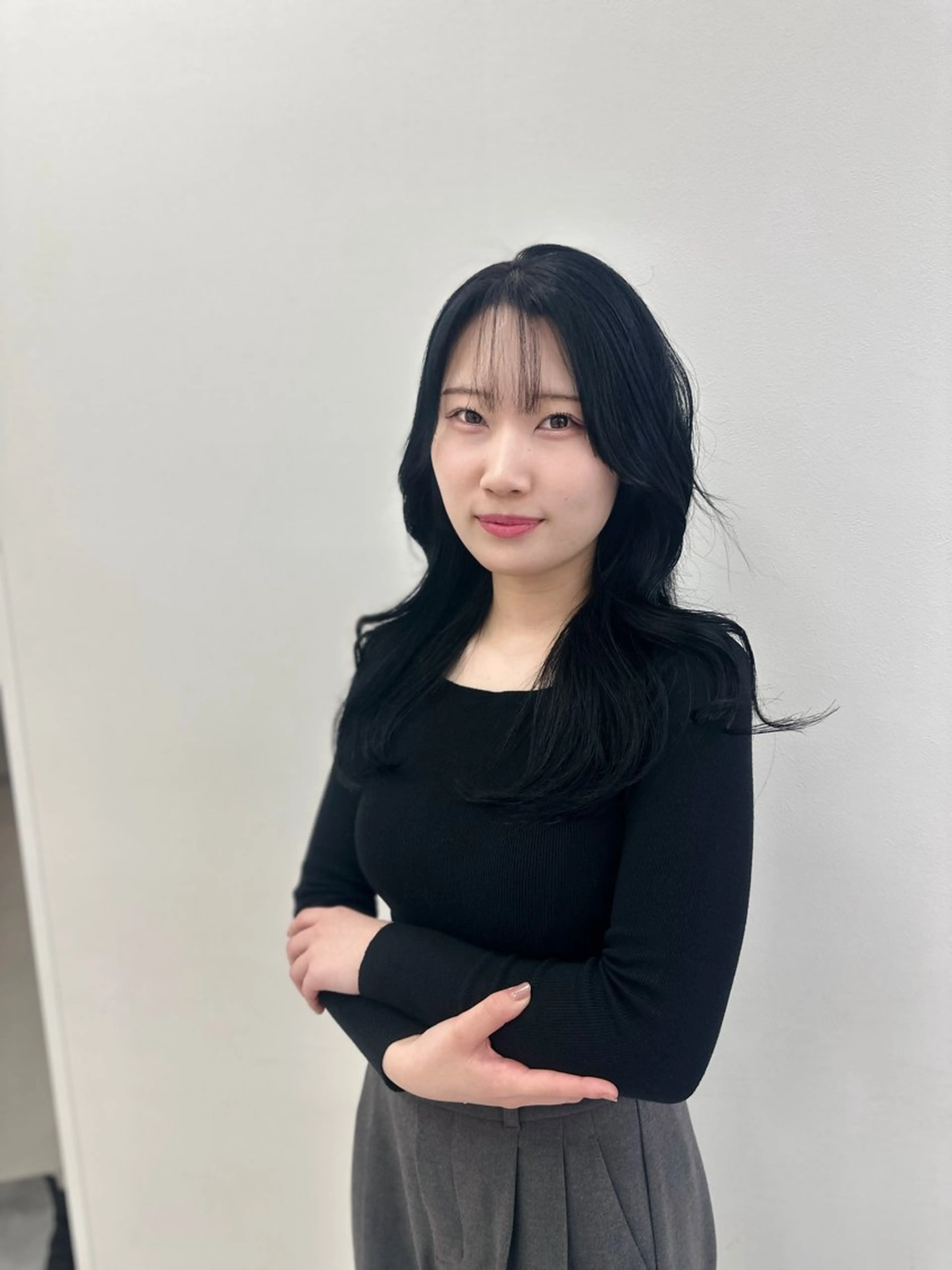 ロング カラー パーマ ヘアアレンジ メンズ キッズ ♥️韓国ヘア レイヤー♥️ゆりのヘアスタイル