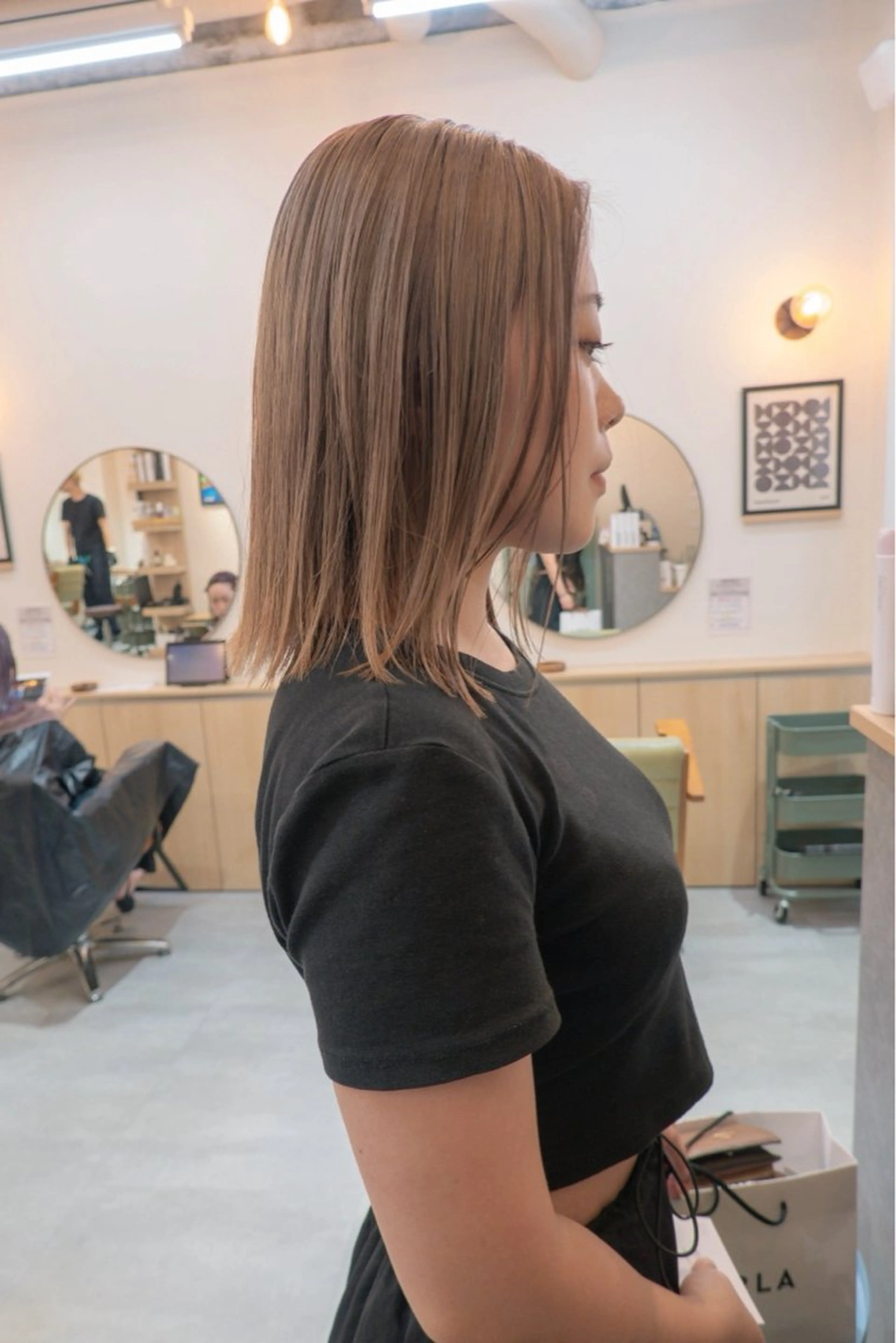 ショート カット ヘアカラー トリートメント ボブ/ 前川友哉のヘアスタイル